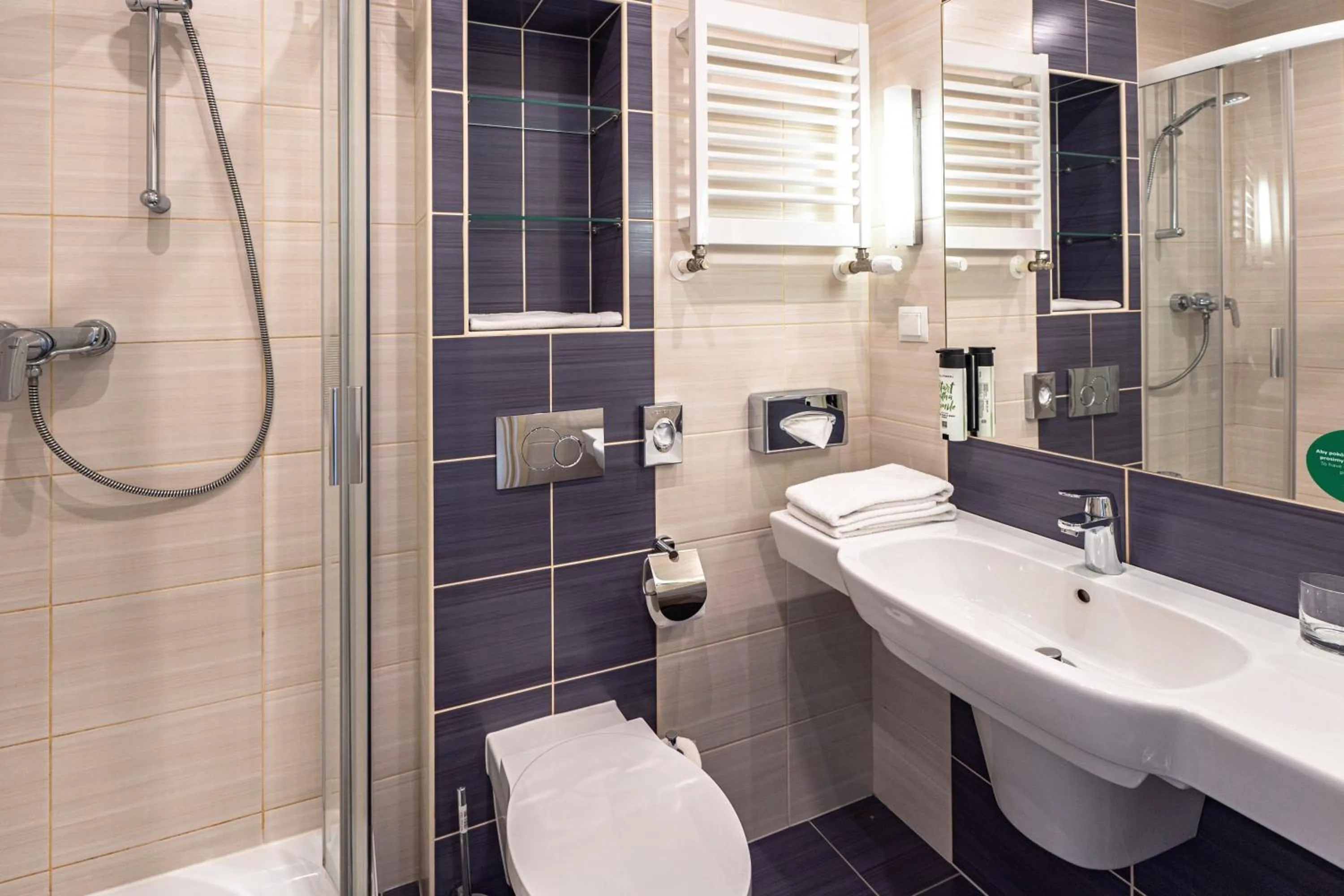 Shower in Hotel Metropol