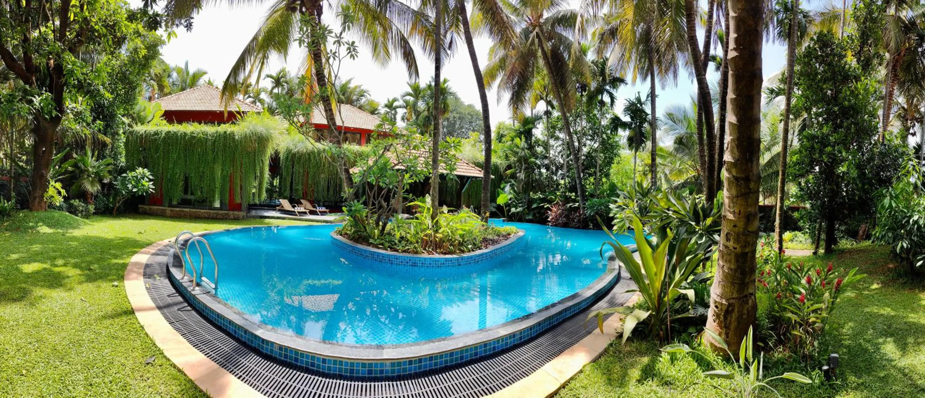 Garden in SaffronStays Kimaya, Alibaug