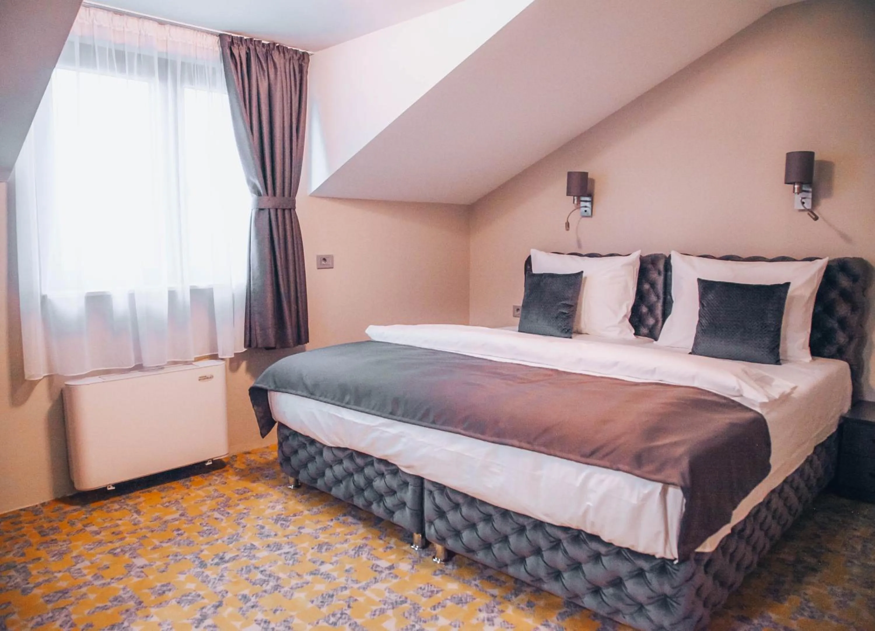 Bed in S Club Resort Hotel Aqua Park and Spa