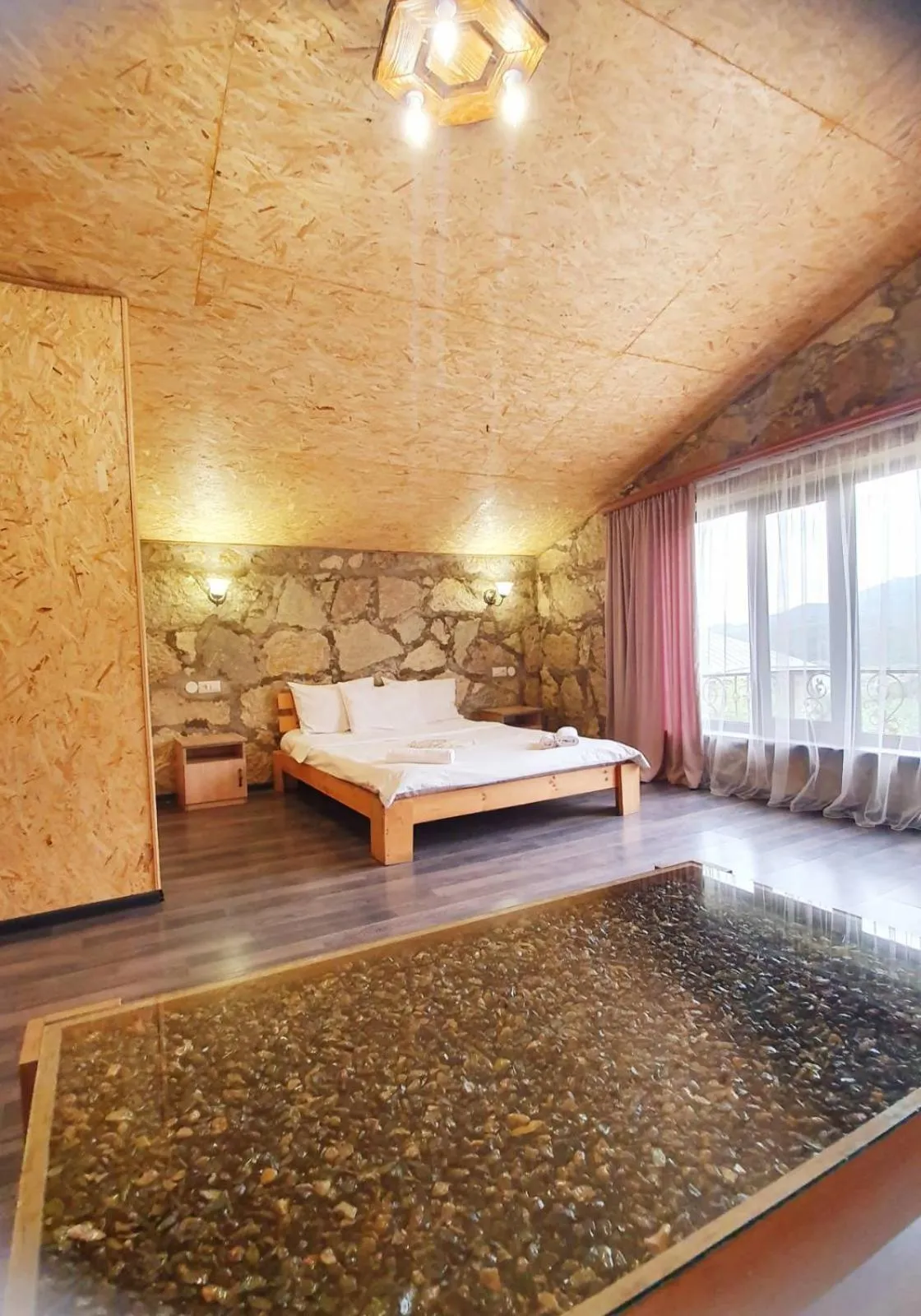 Bed in Guest House Ijevan's Garden