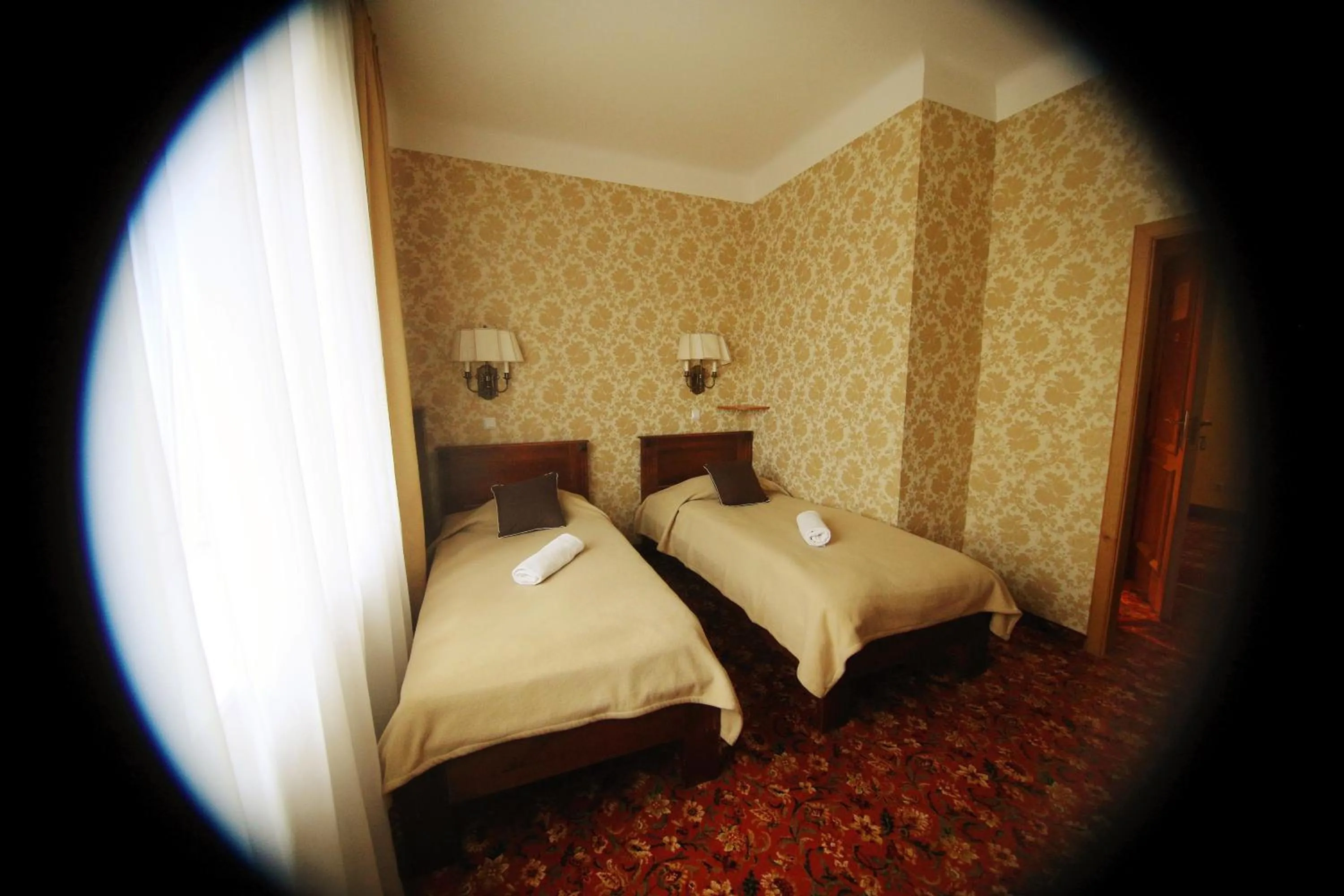 Bed in Hotel Plock