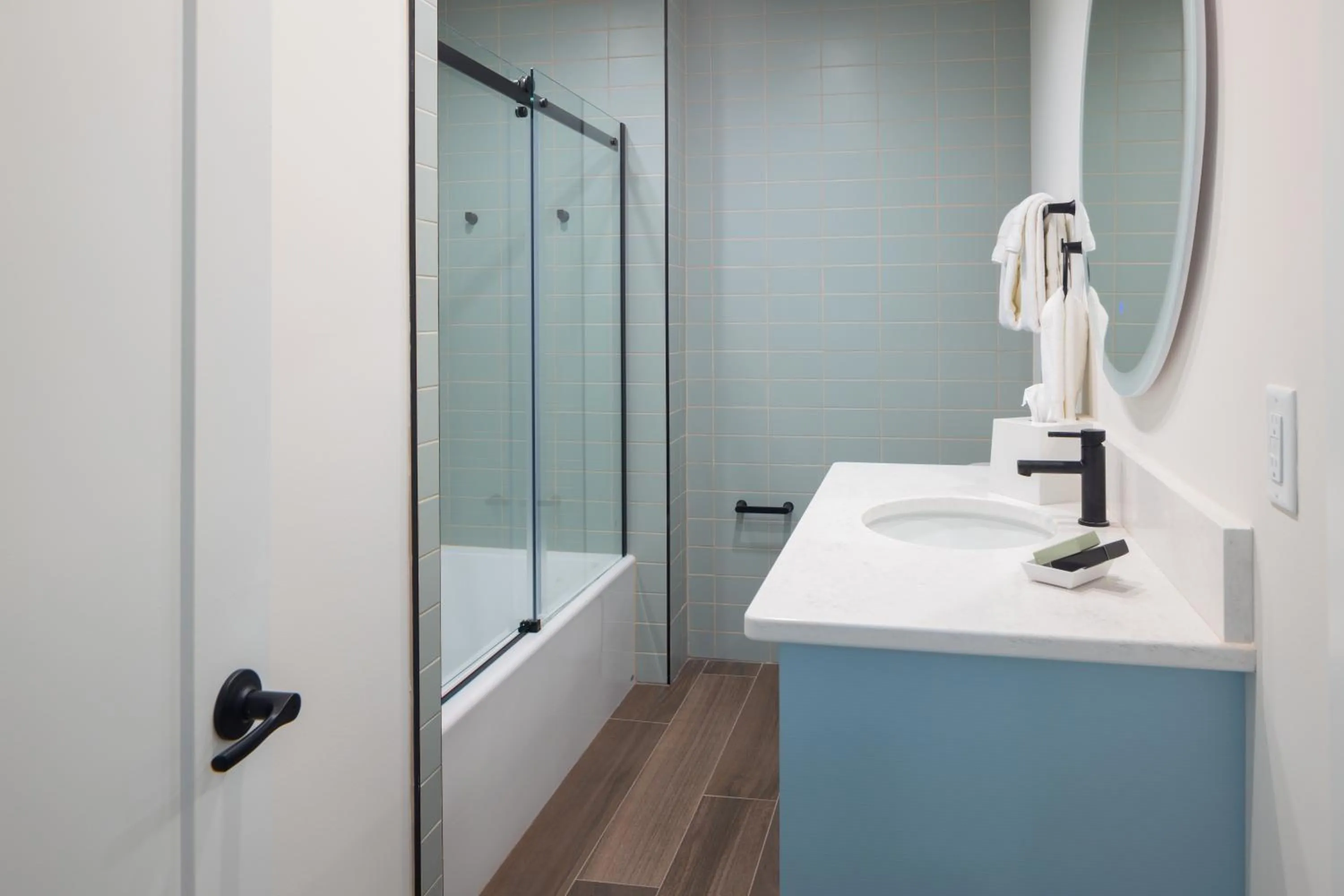 Bathroom in Oceaneer Hotel