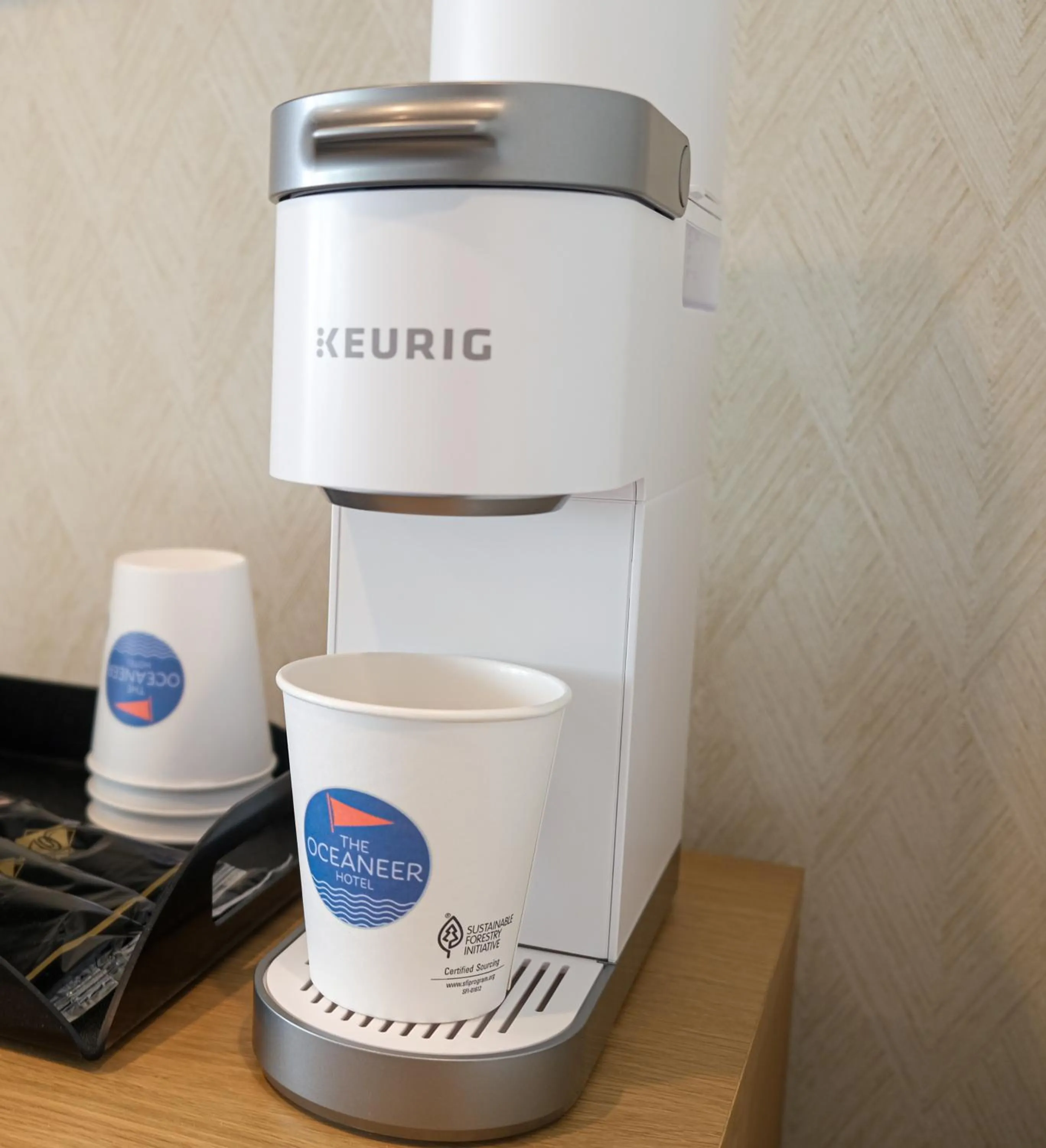 Decorative detail in Oceaneer Hotel