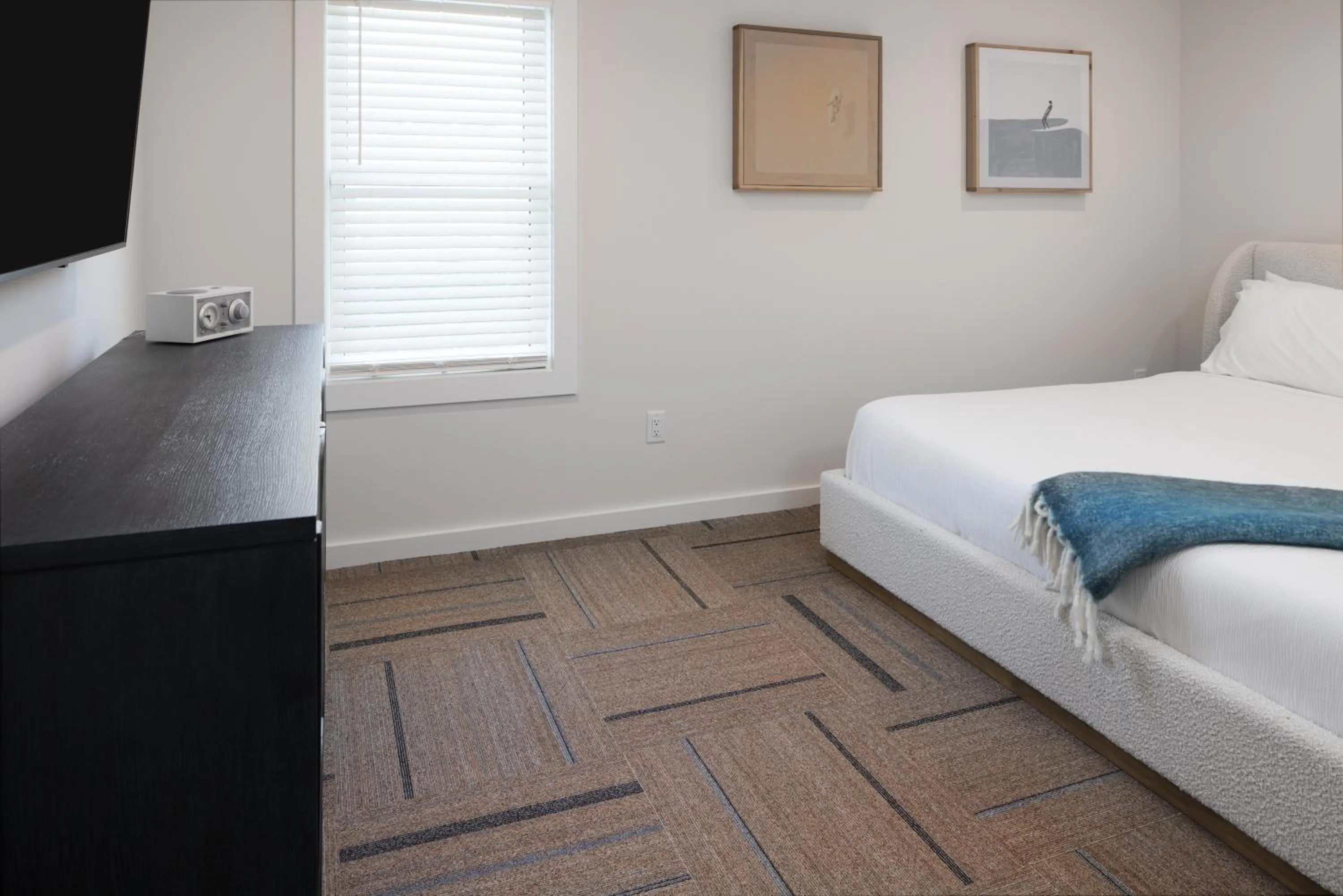 Bed in Oceaneer Hotel