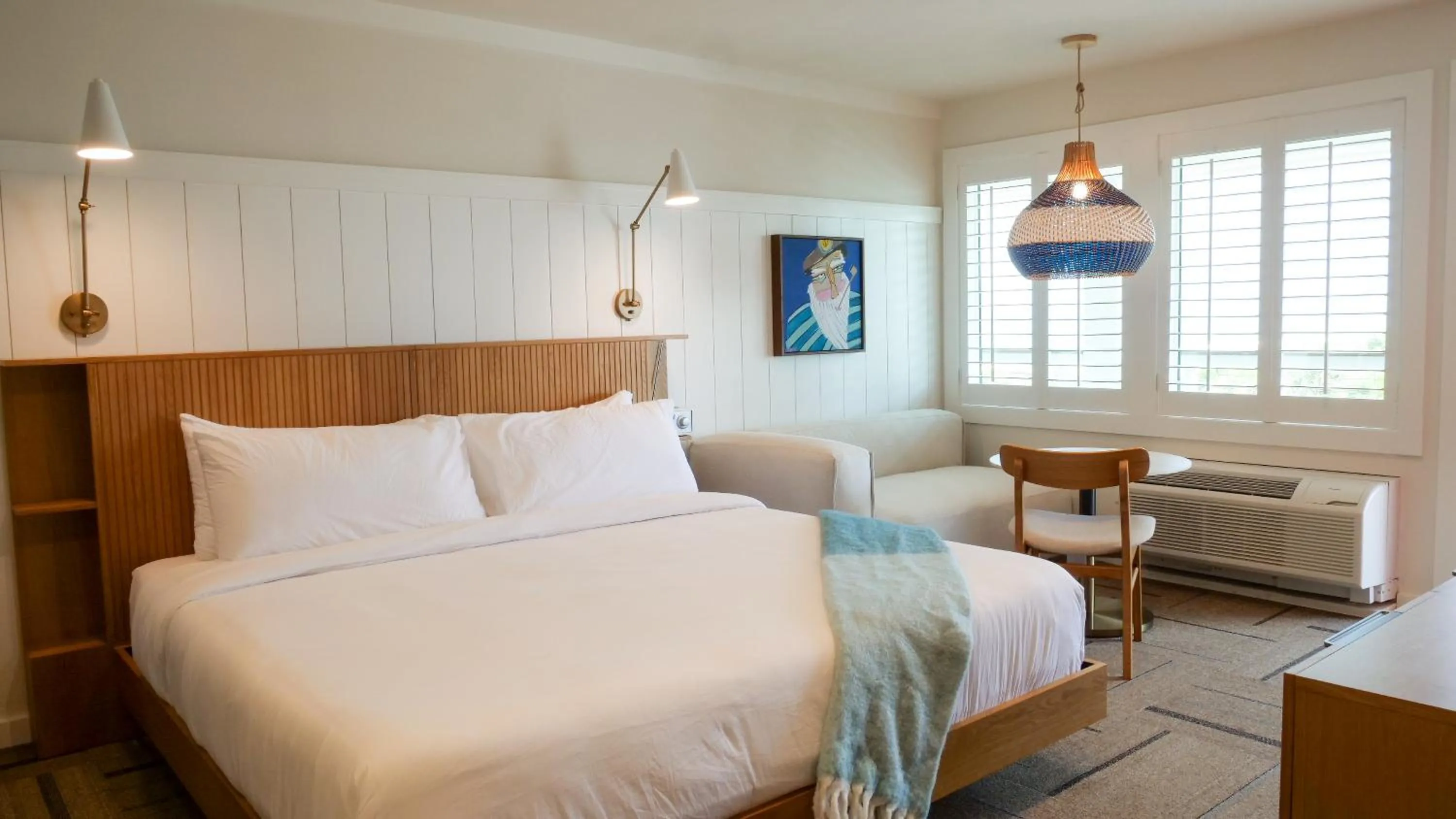 Bed in Oceaneer Hotel