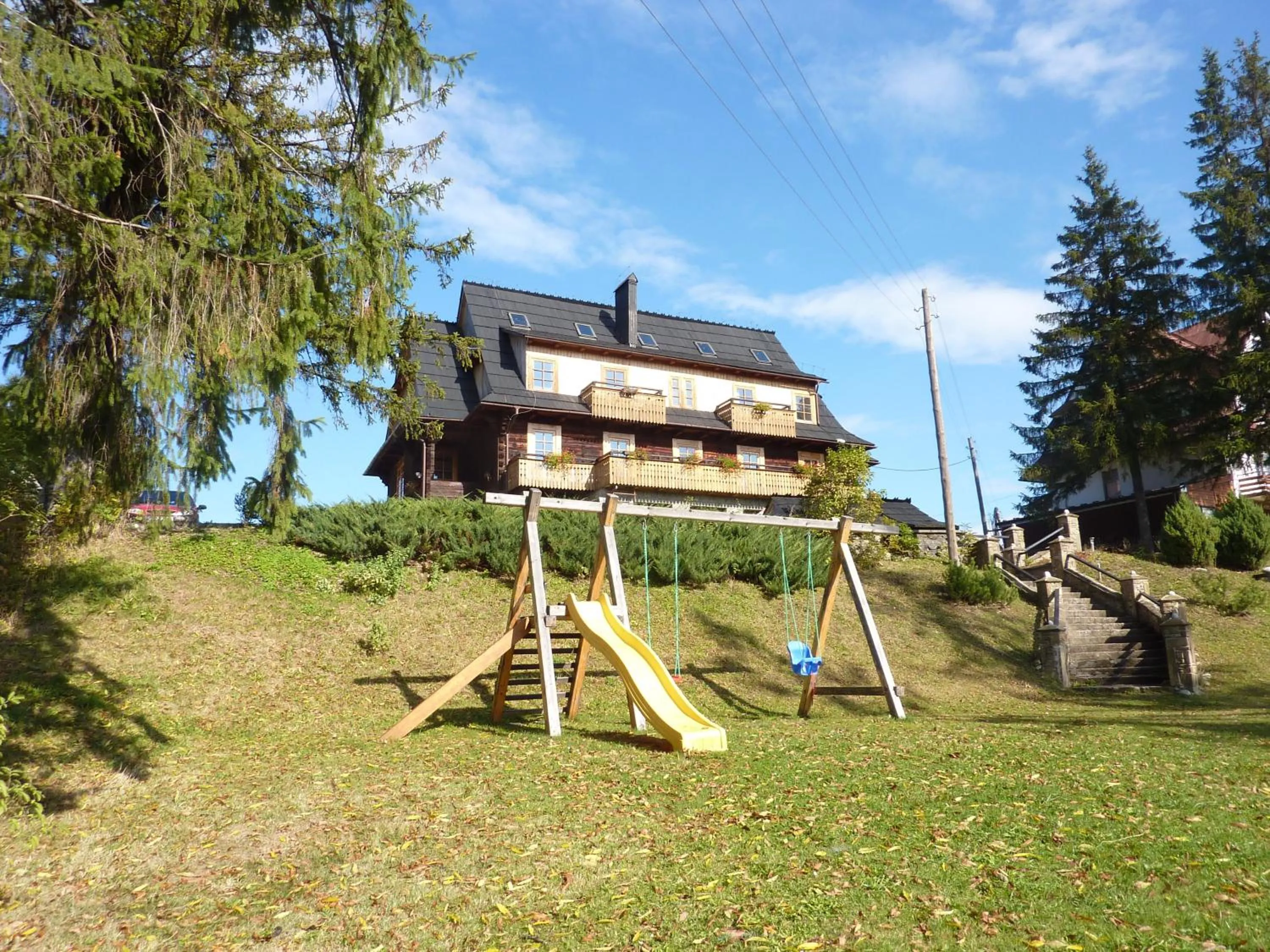 Garden view in Willa Litka