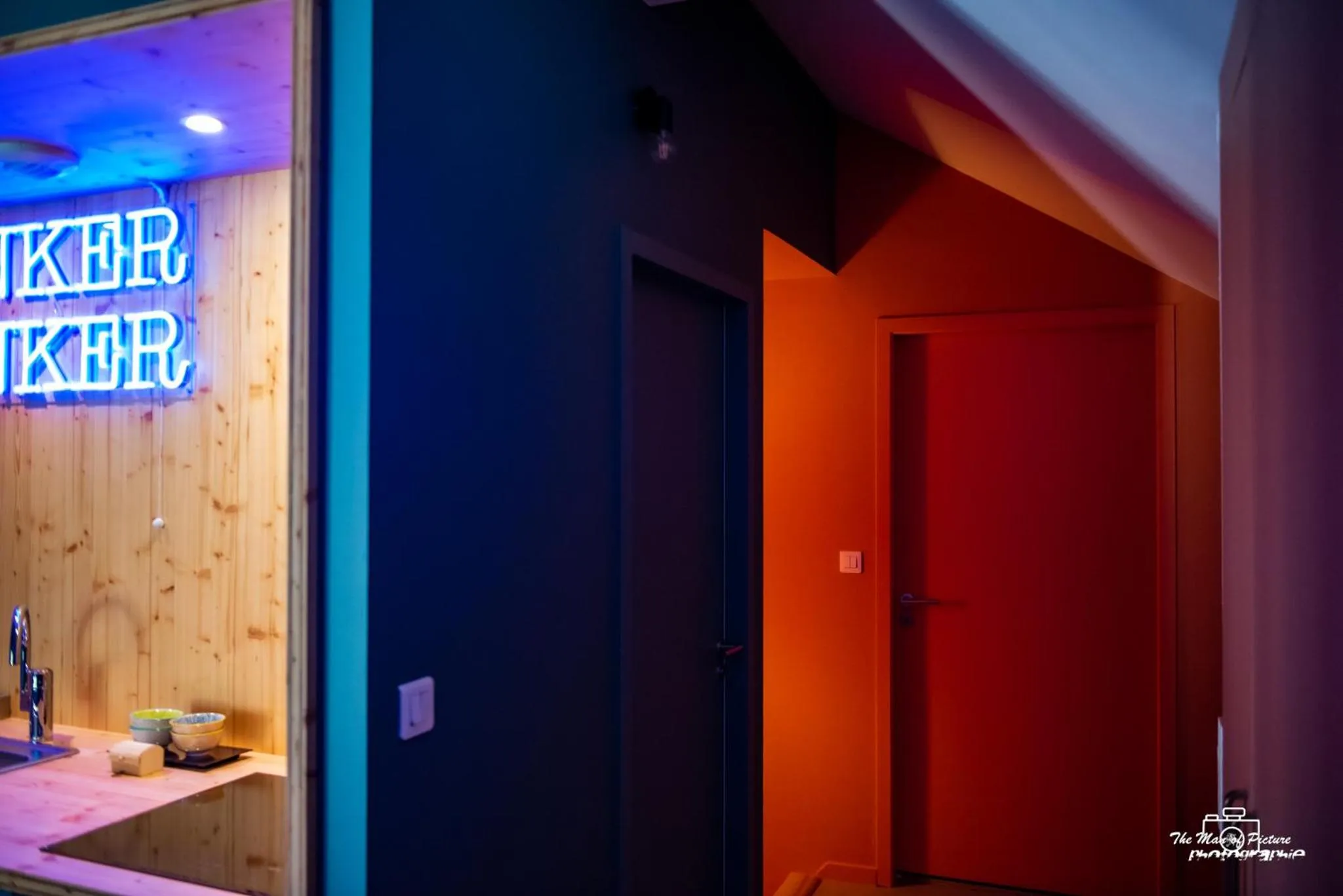 Kitchen or kitchenette in Logis Hôtel Altitude et Spa Pierre-Percée