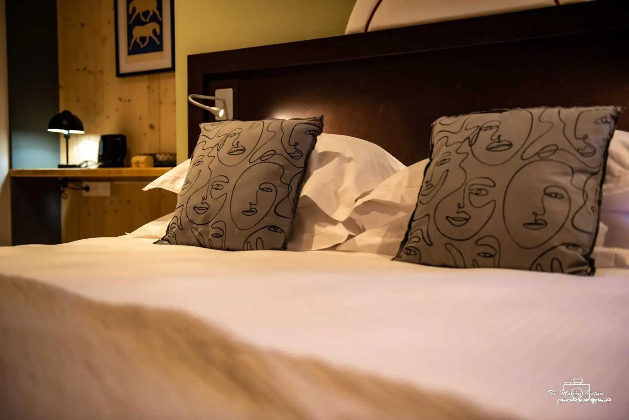 Twin Room in Logis Hôtel Altitude et Spa Pierre-Percée Twin Room in Logis Hôtel Altitude et Spa Pierre-Percée