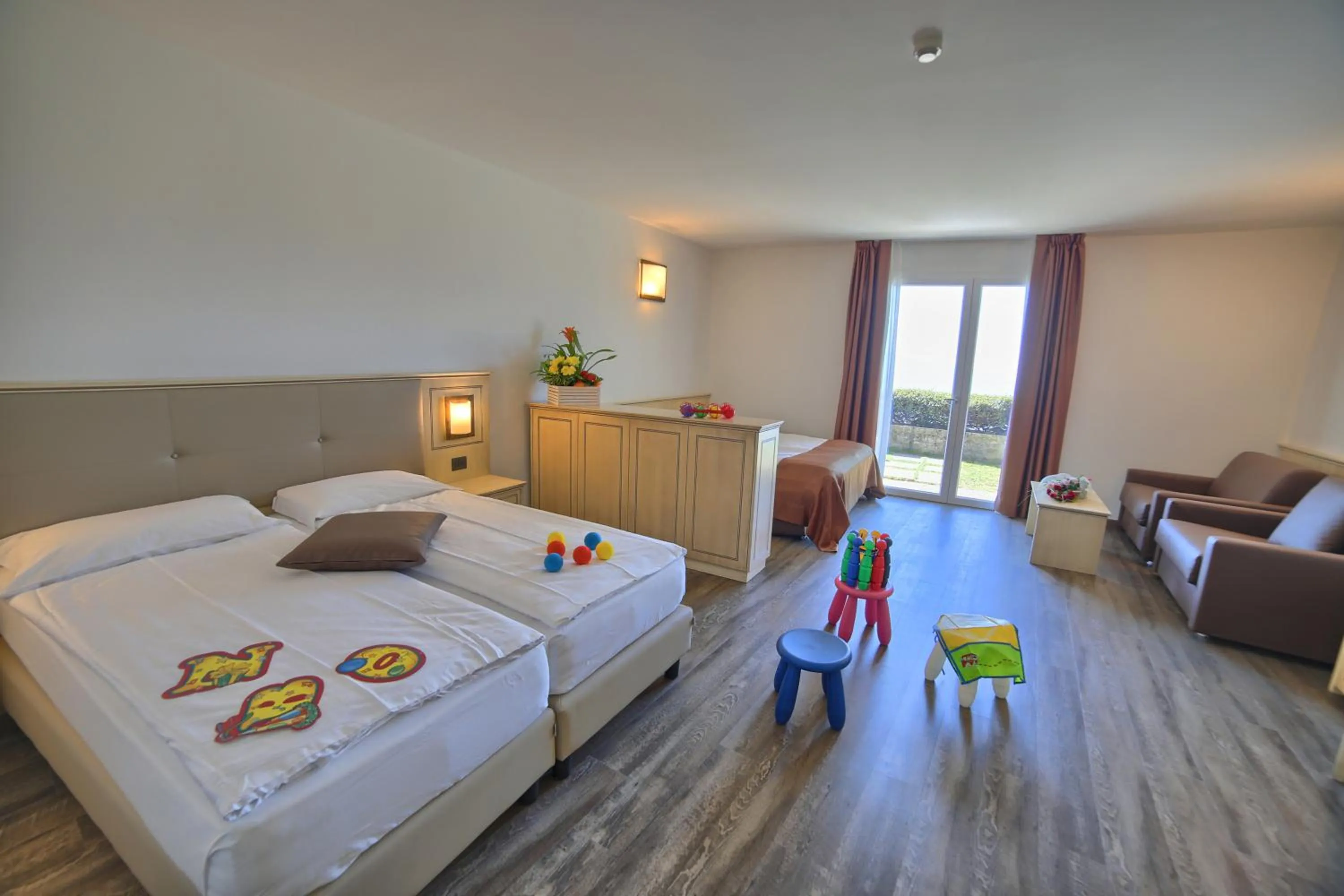 Bedroom, Bed in Hotel Le Balze - Aktiv & Wellness