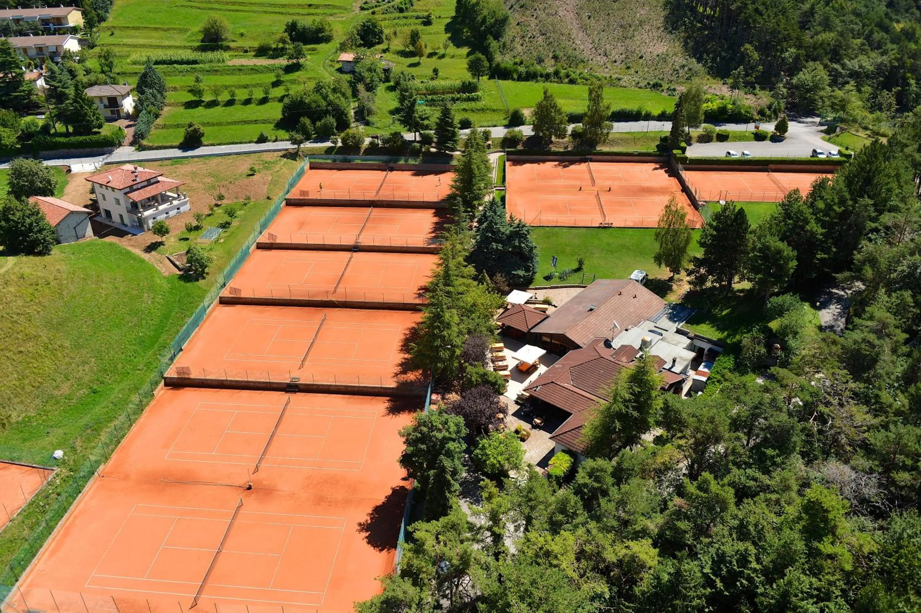 Tennis court in Hotel Le Balze - Aktiv & Wellness