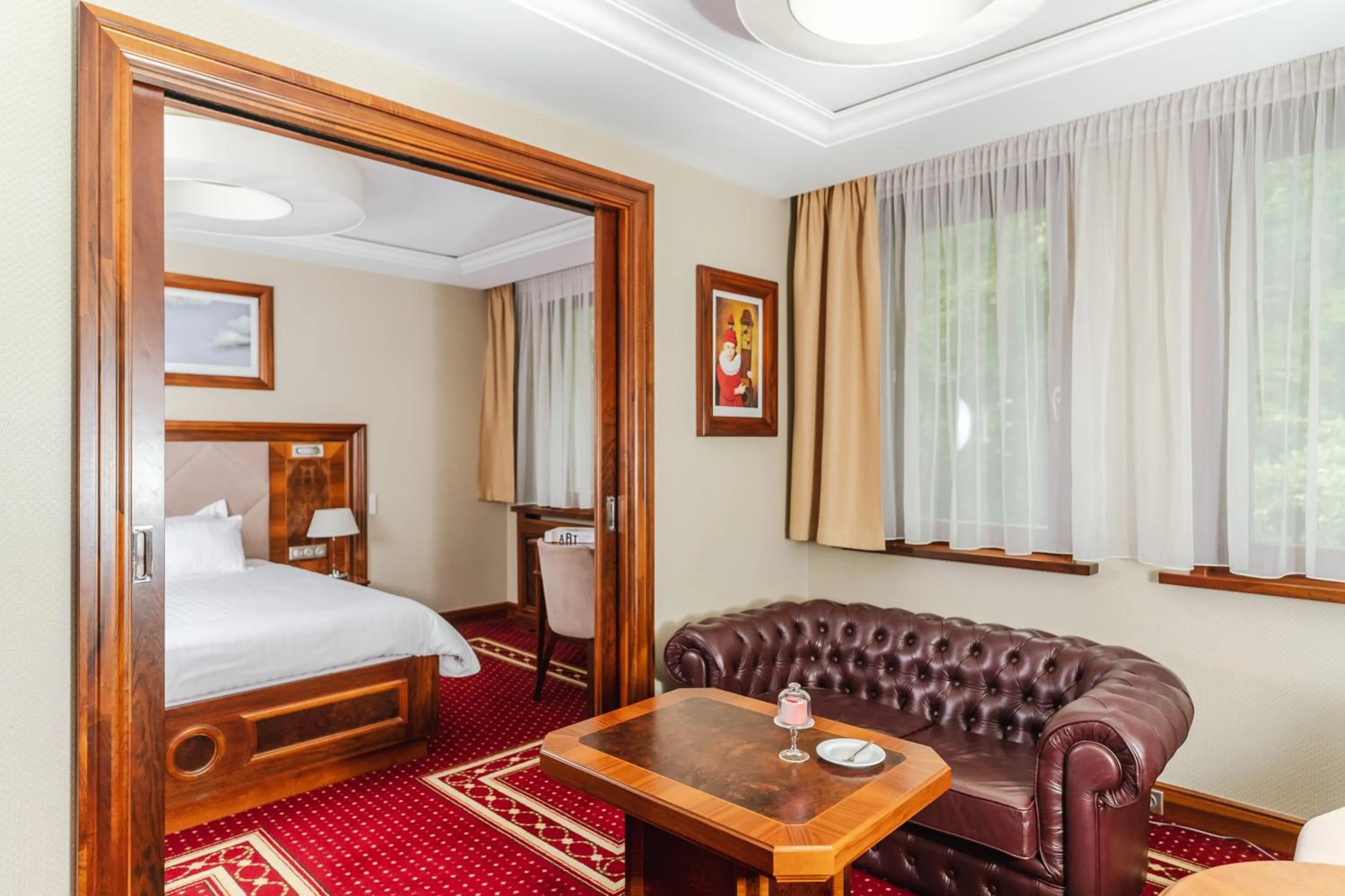 Living room, Bed in Hotel Haffner Resort & Spa - Destigo Hotels