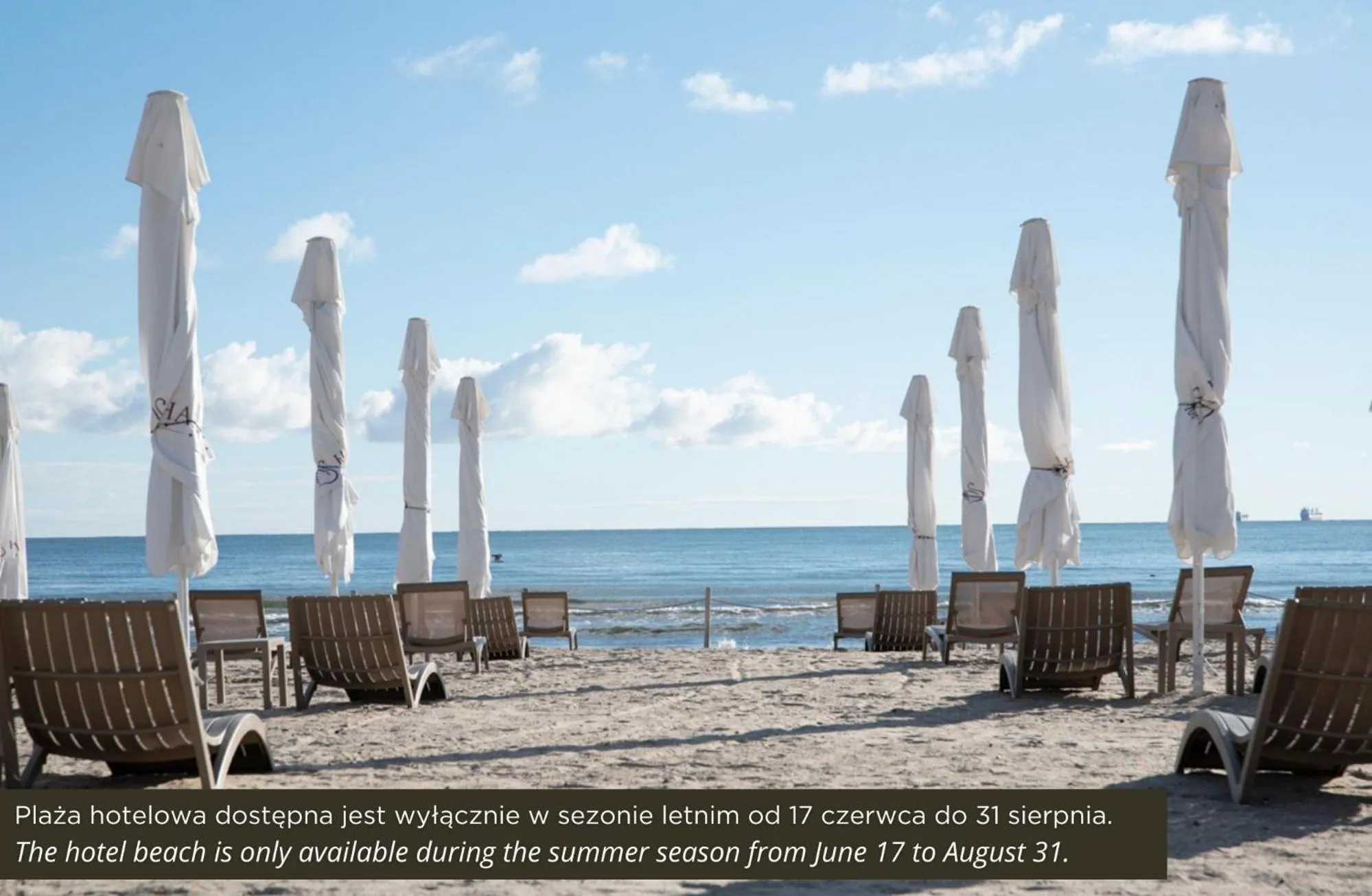 Beach in Hotel Haffner Resort & Spa - Destigo Hotels