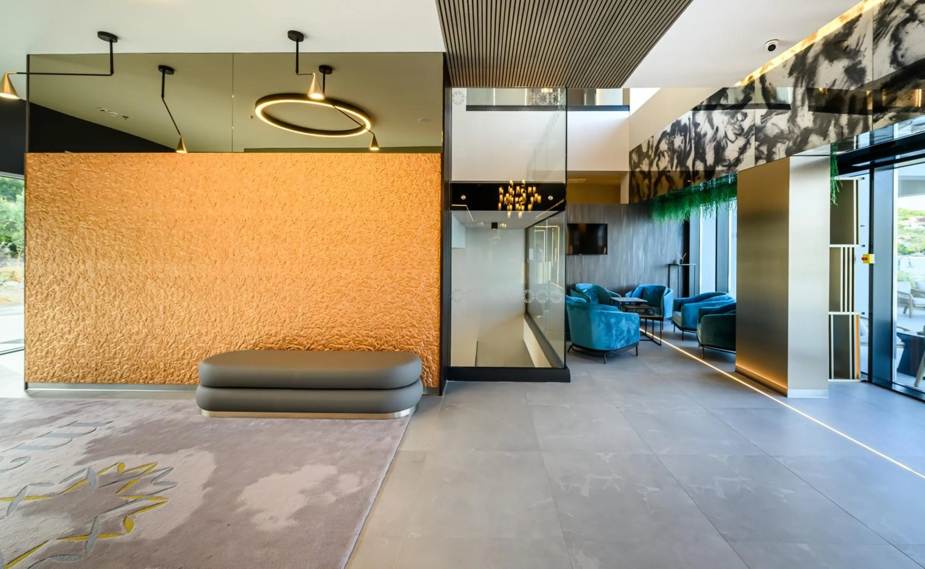 Lobby or reception in Marinus Beach Hotel