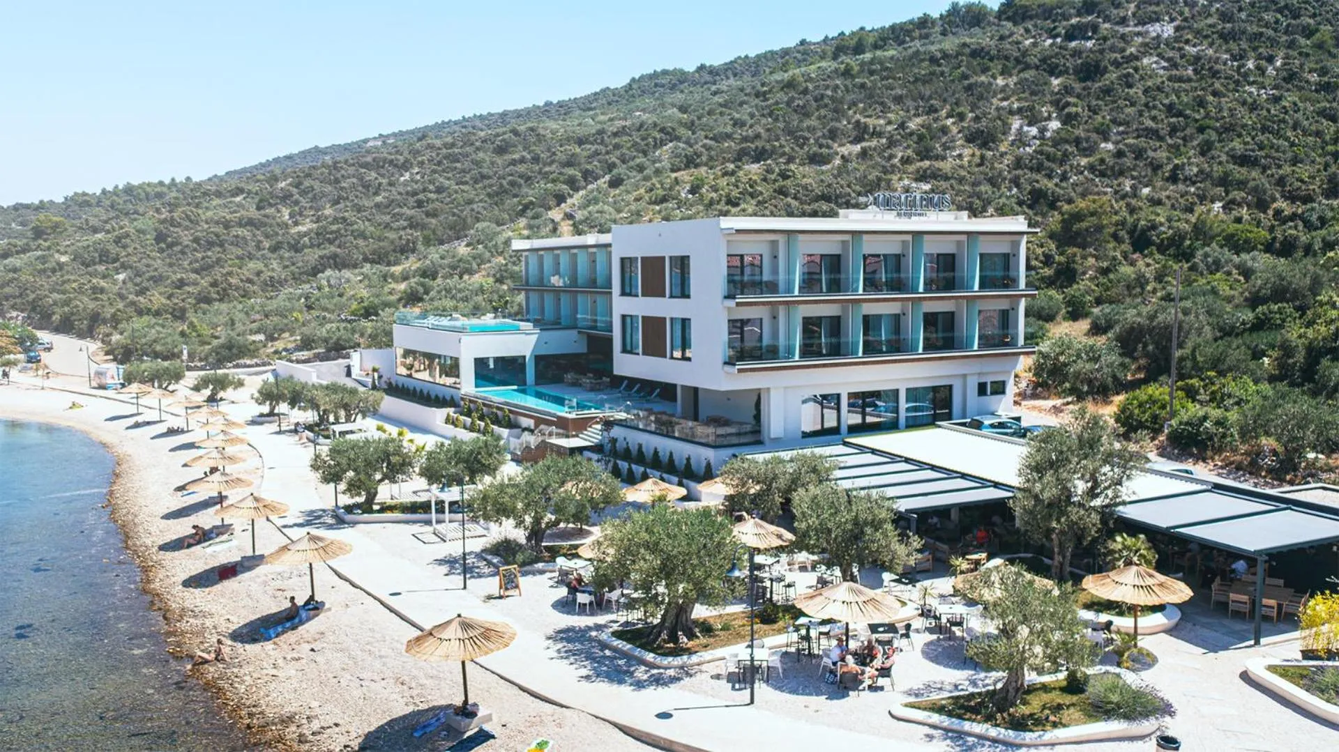 Property building in Marinus Beach Hotel