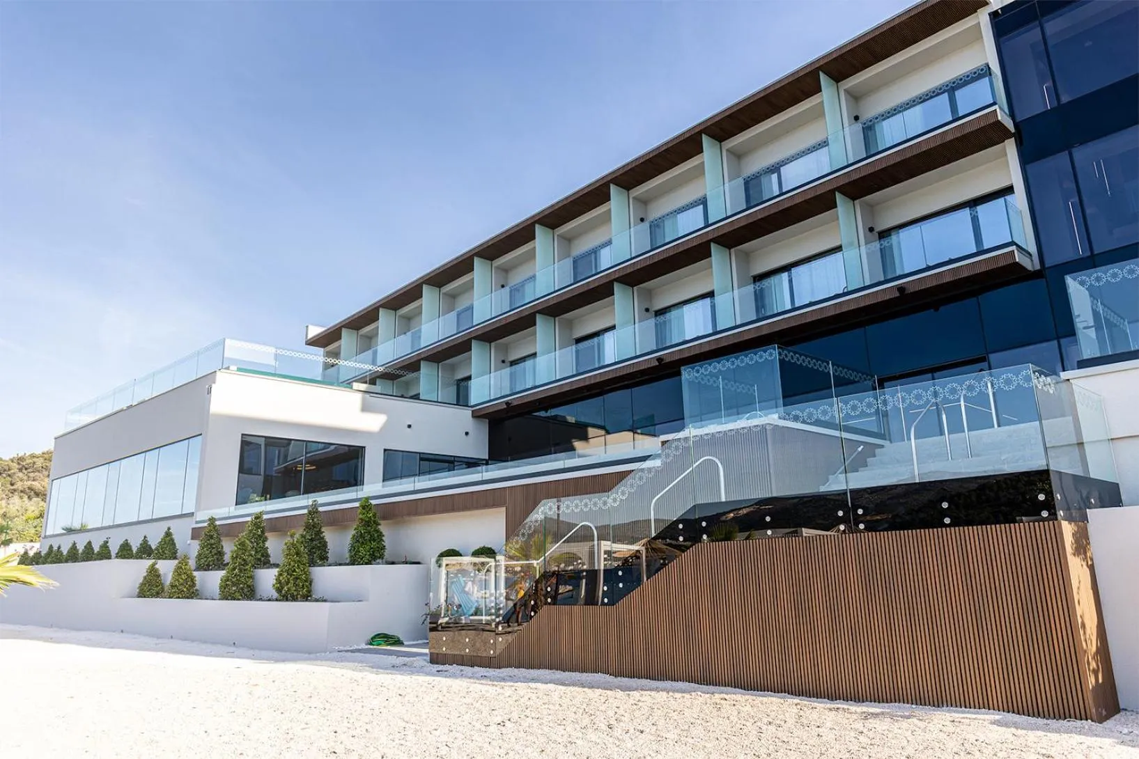 Property building in Marinus Beach Hotel