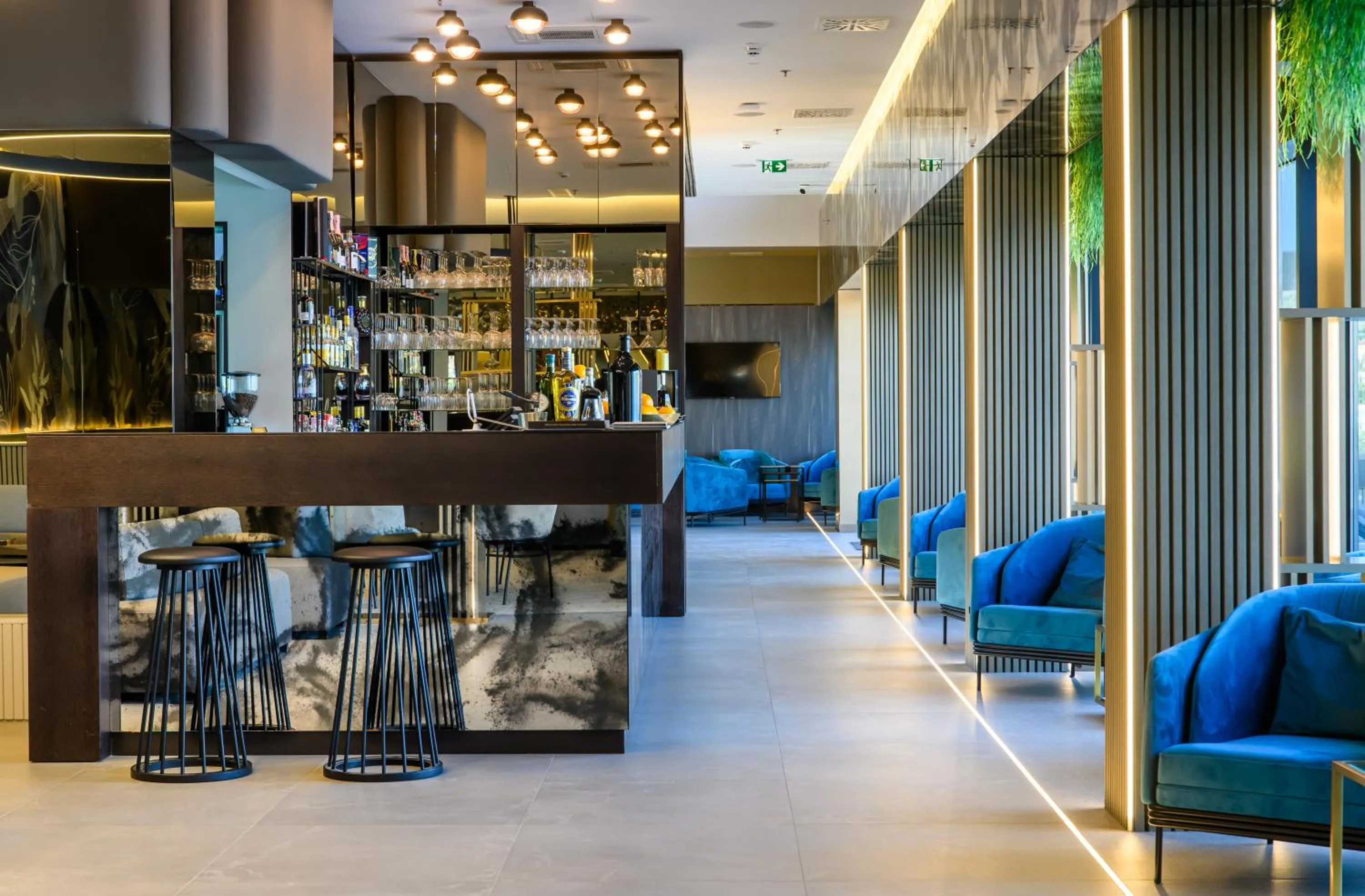 Lounge or bar in Marinus Beach Hotel