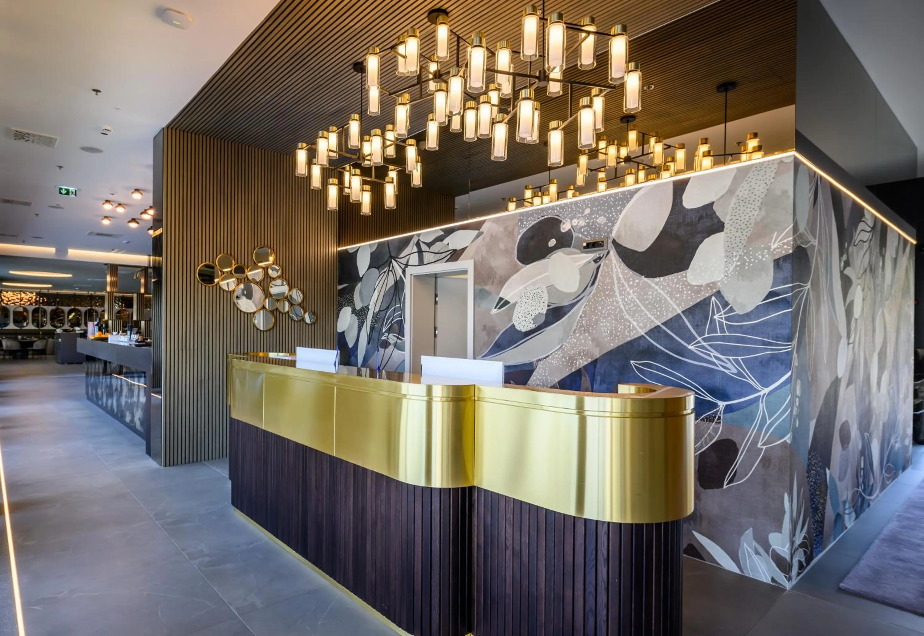 Lobby or reception in Marinus Beach Hotel