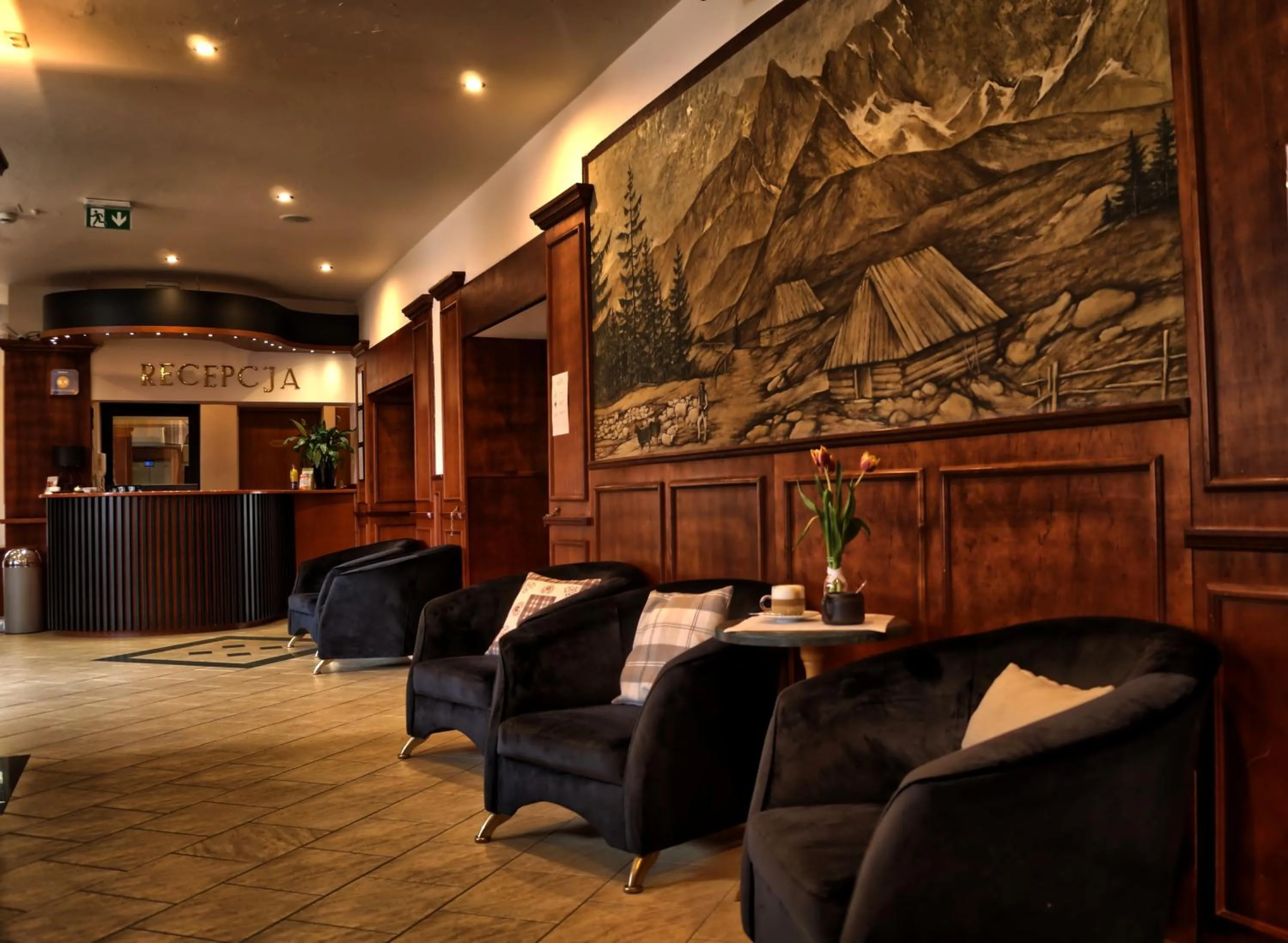 Lobby or reception in Ośrodek Wypoczynkowy Start