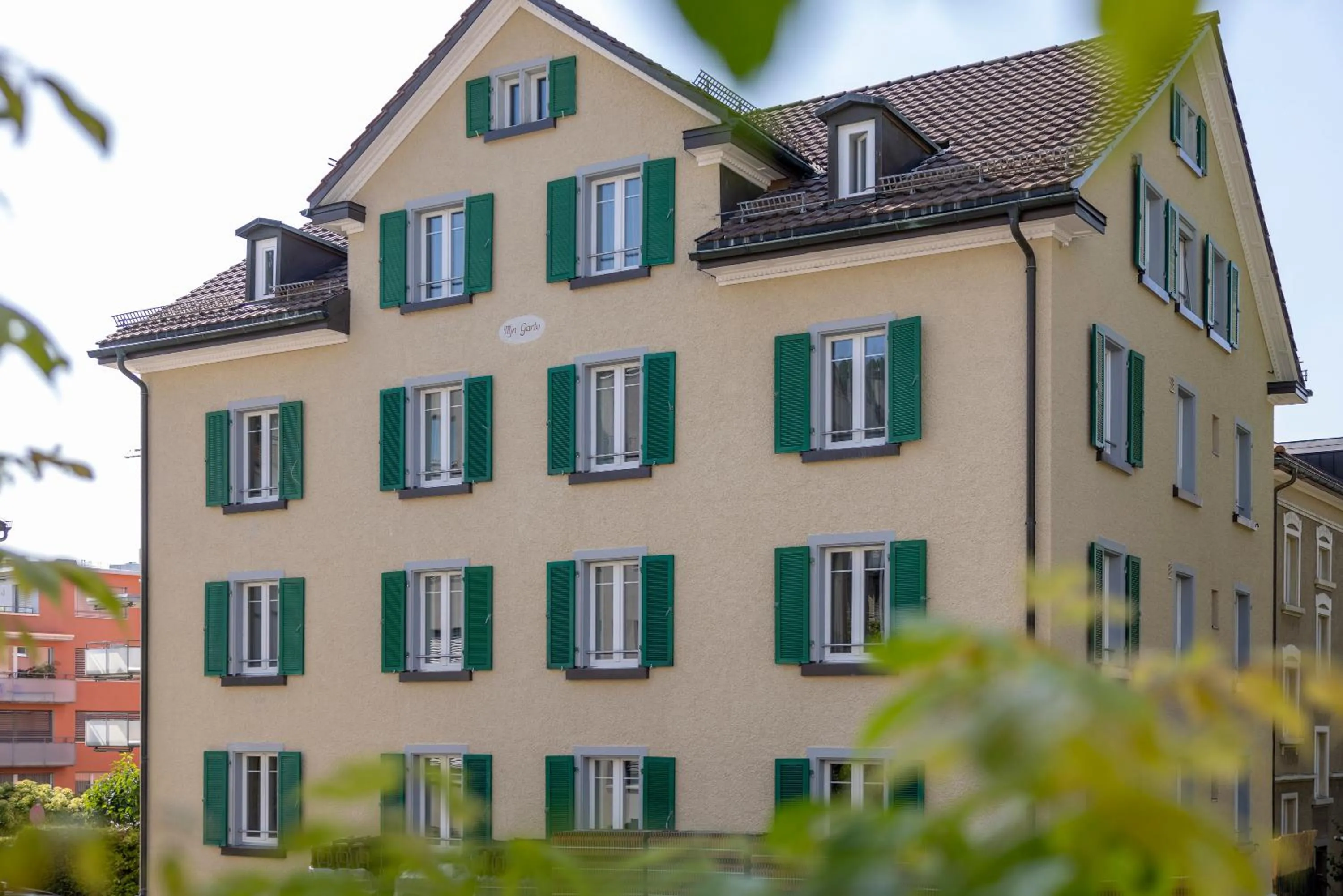 Property building in VISIMO Apartments Steigerstrasse St Gallen - Modern Living near OLMA & Hospital