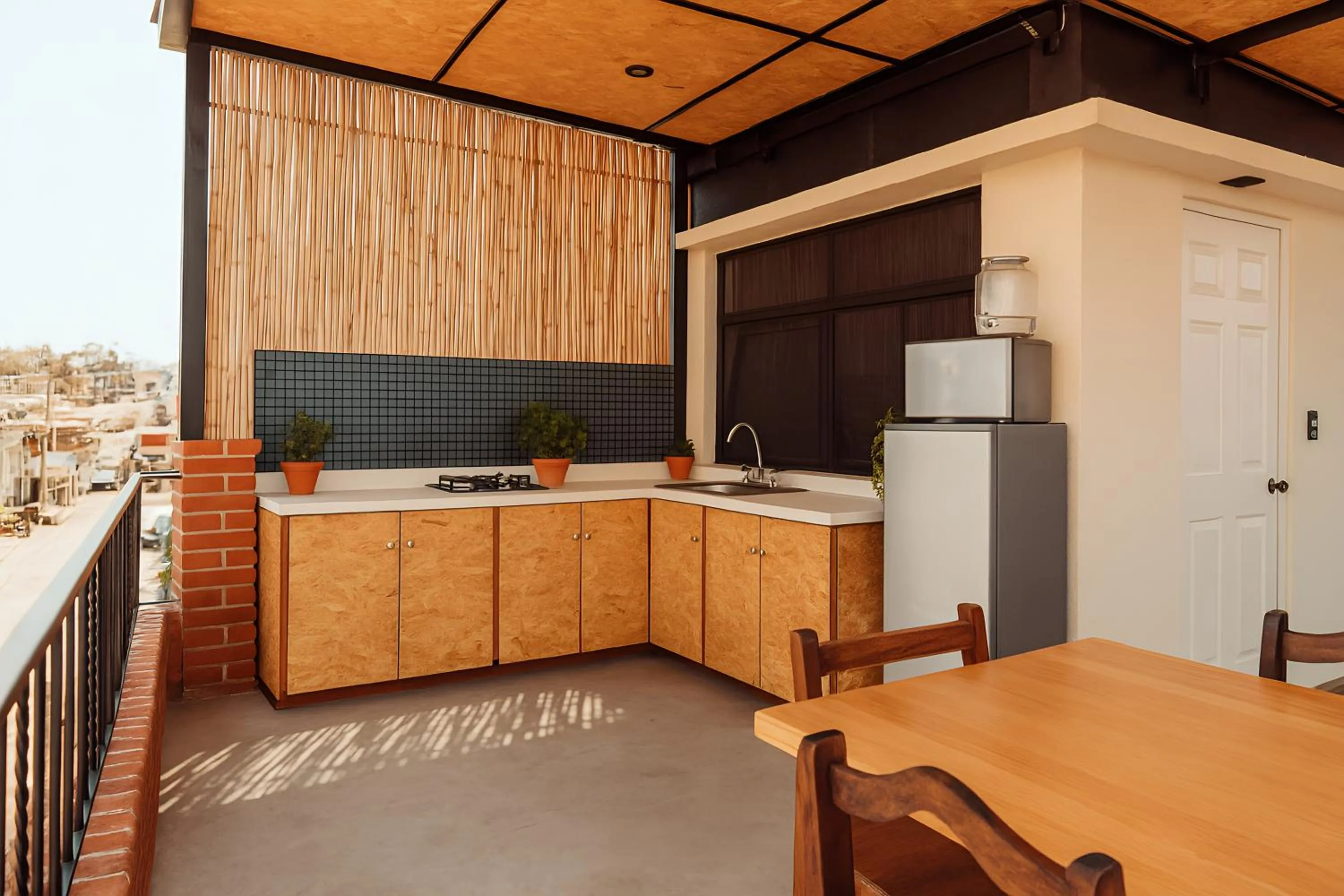 Kitchen or kitchenette in Hotel Casa Acueducto - Lujo Cultural