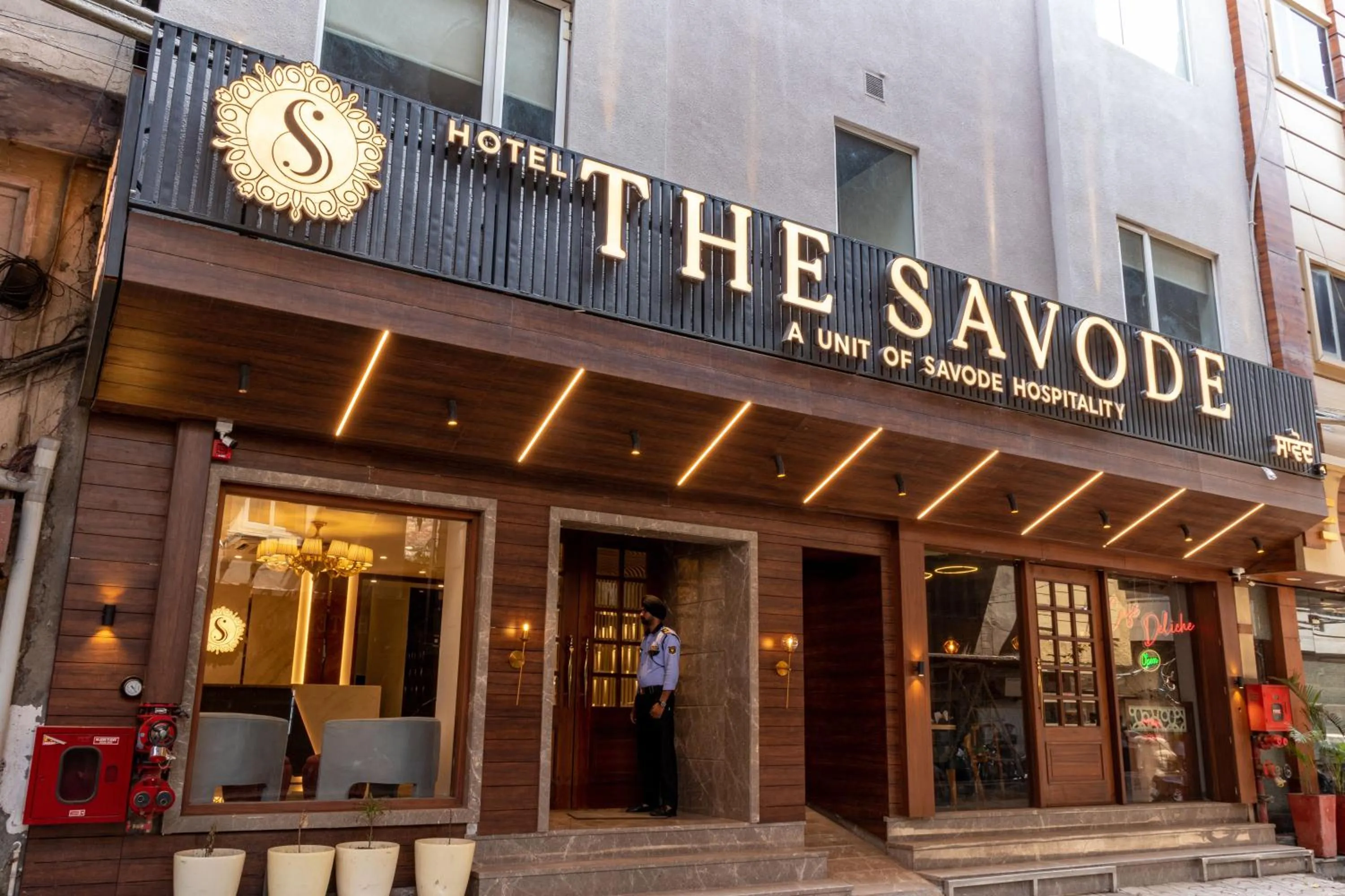 Facade/entrance in Hotel The Savode - Just 2 Mins From Golden Temple Amritsar