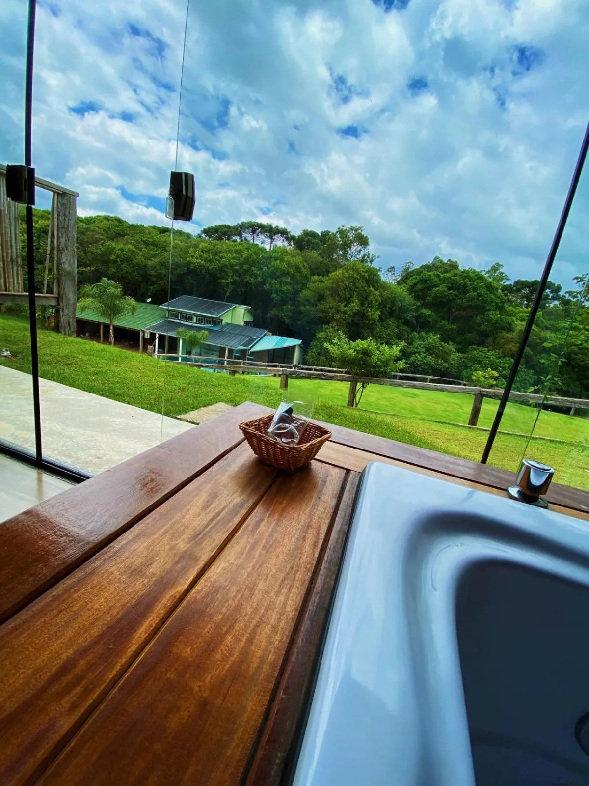 Natural landscape in Pousada Trem Chic