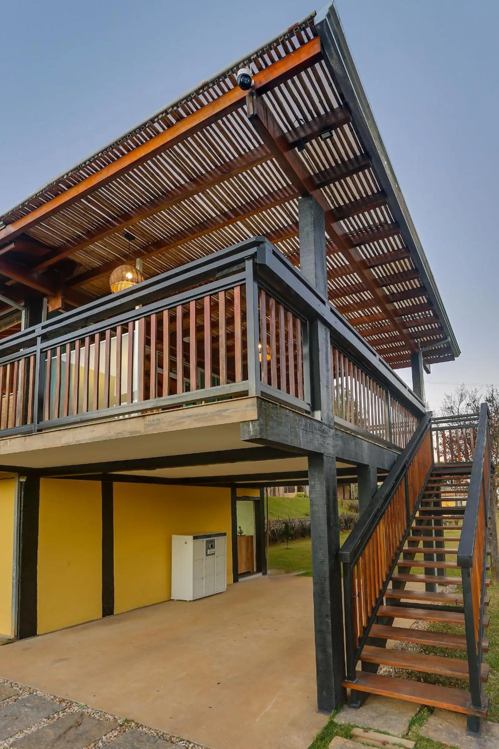 Balcony/Terrace in Pousada Trem Chic
