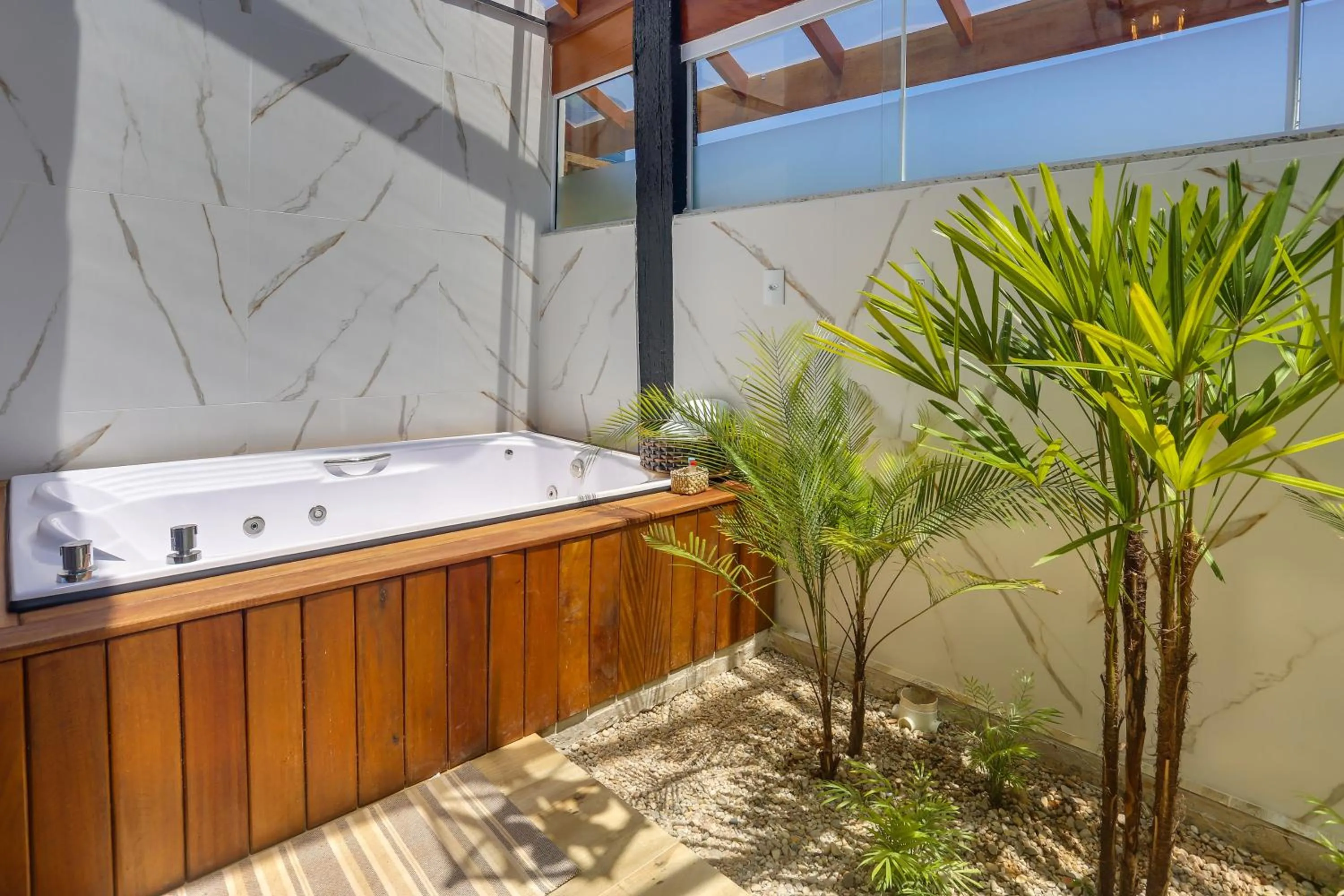 Garden in Pousada Trem Chic