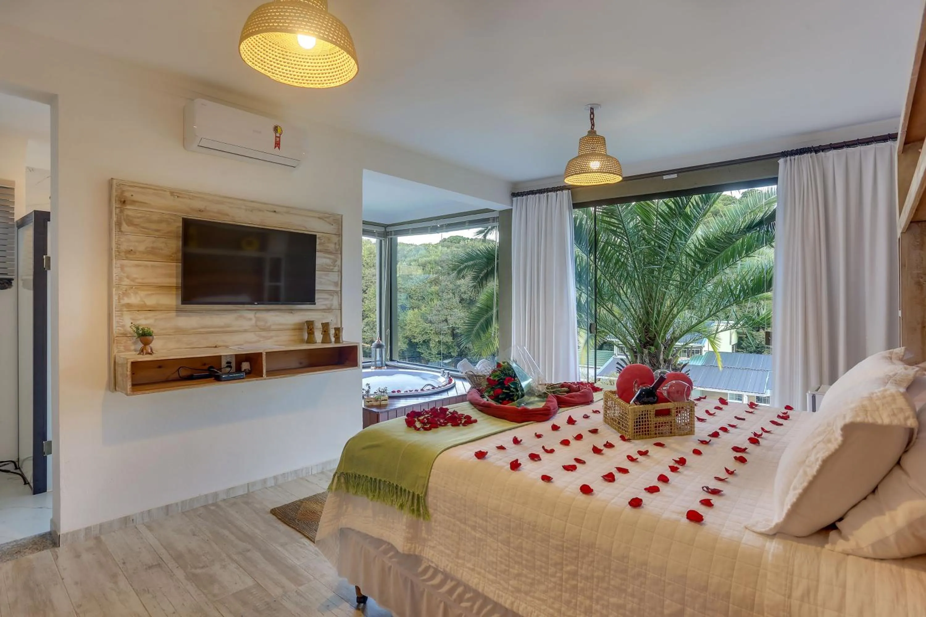 Bed in Pousada Trem Chic