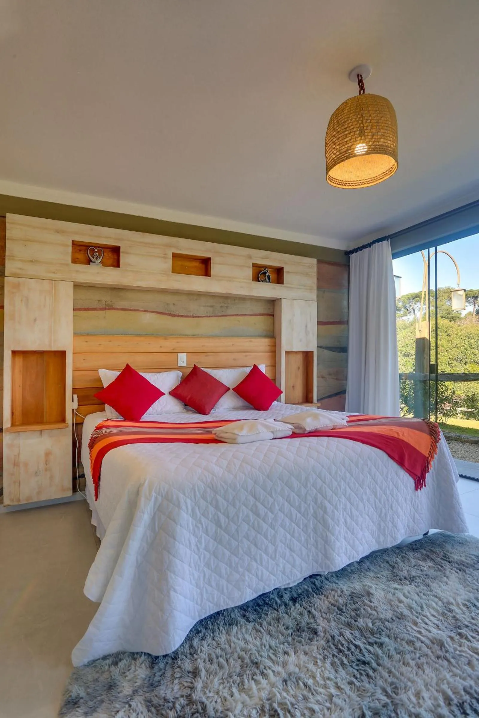 Bed in Pousada Trem Chic