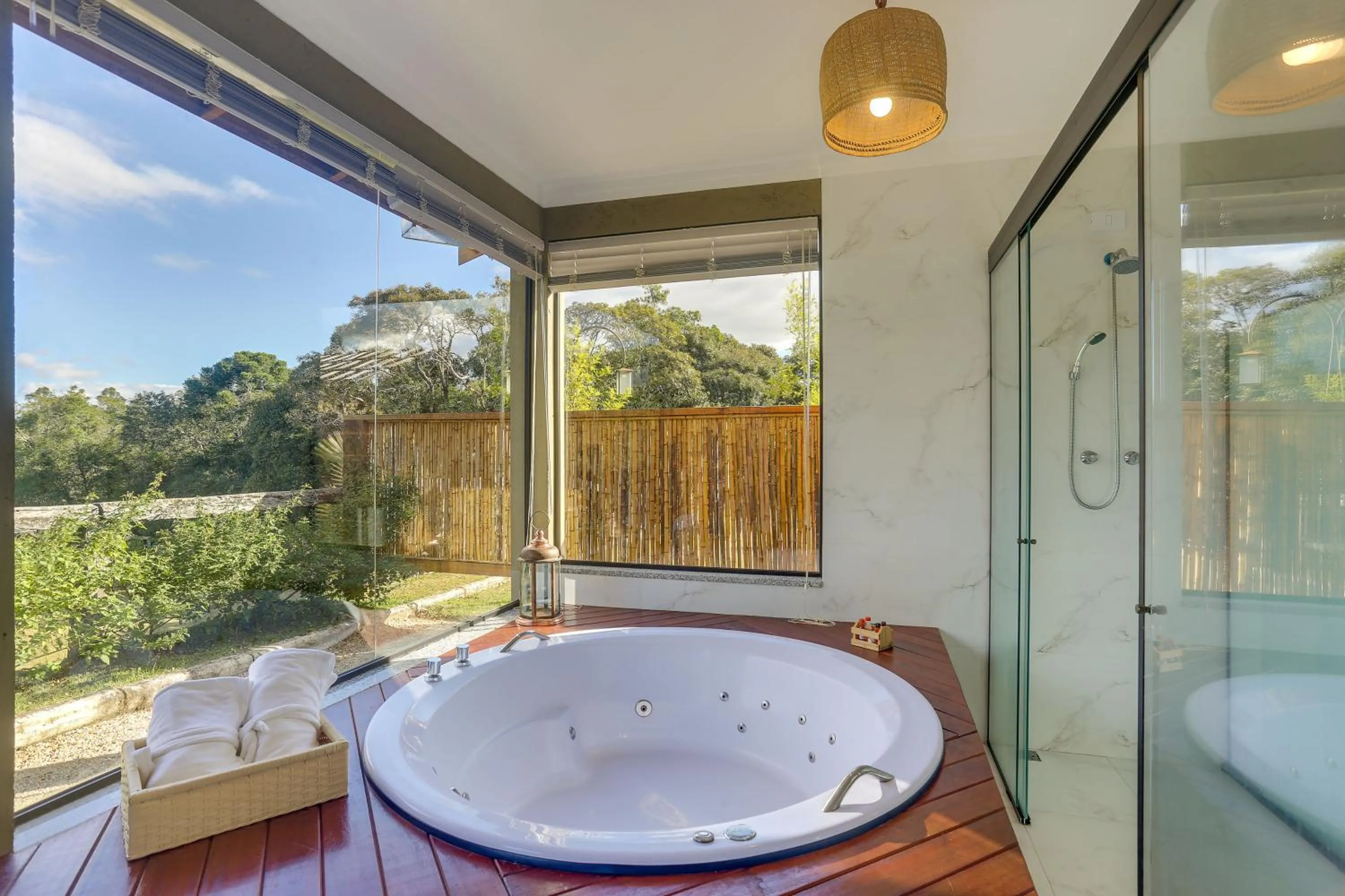 Hot Tub in Pousada Trem Chic