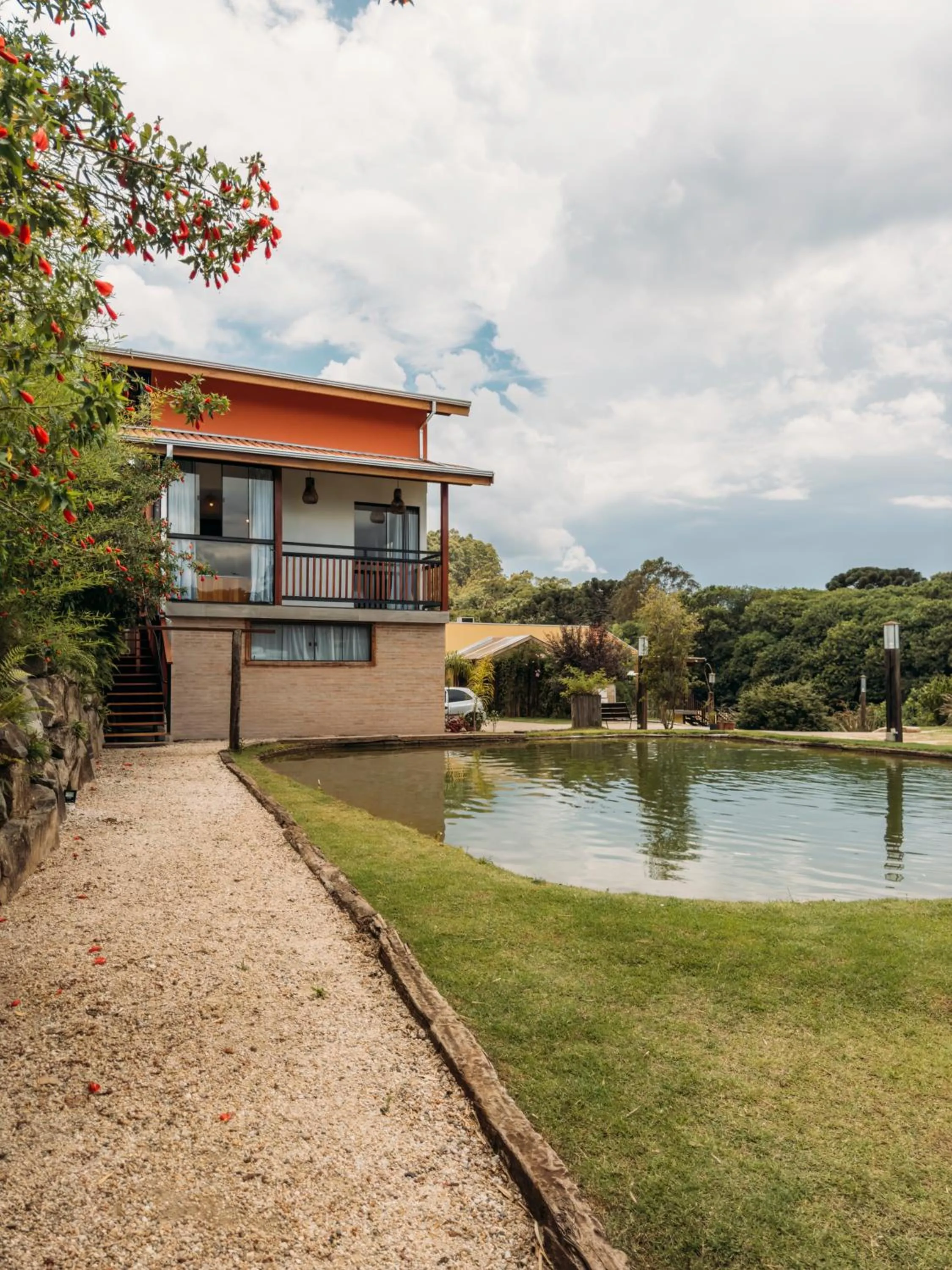 Property building in Pousada Trem Chic