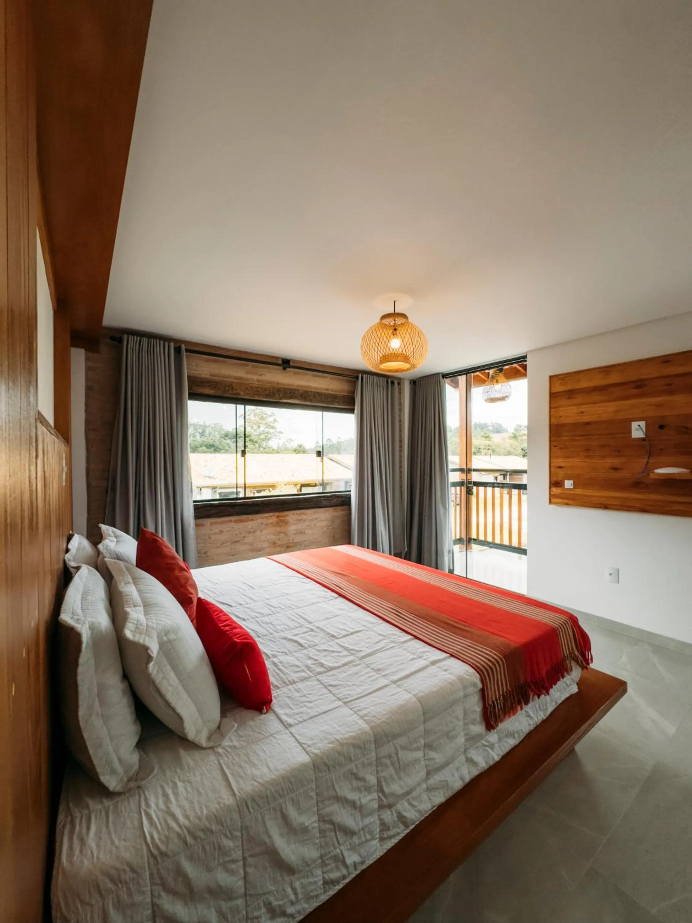 Bed in Pousada Trem Chic