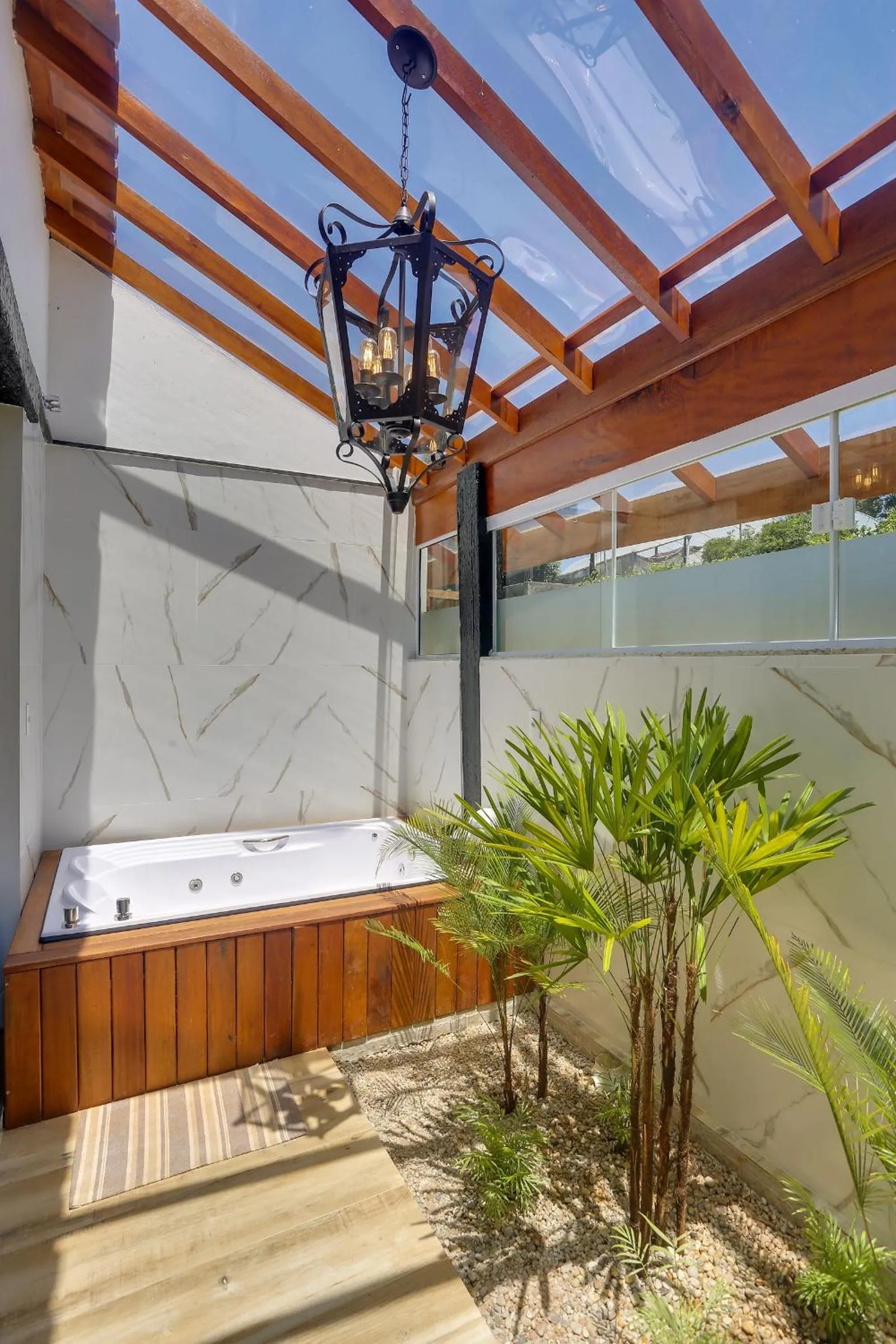 Garden in Pousada Trem Chic