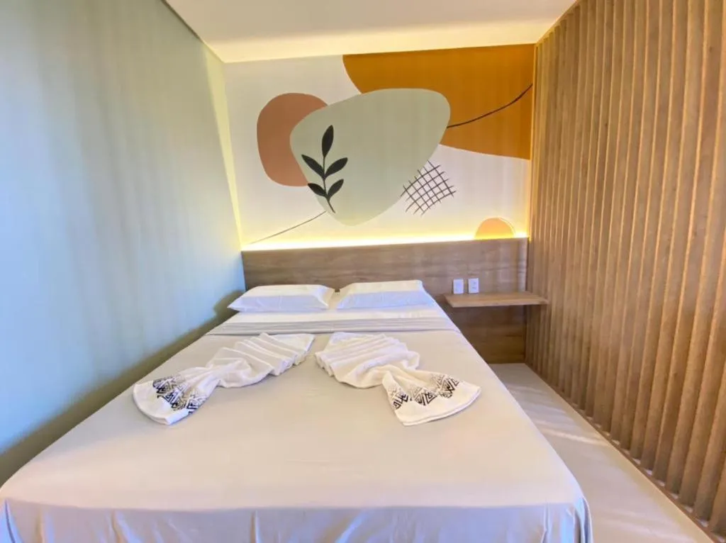 Bed in FLAT ECO RESORT PRAIA DOS CARNEIROS