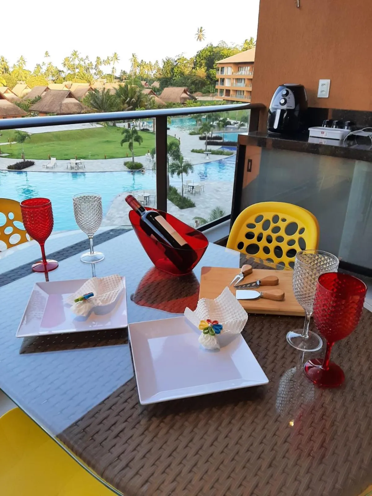 Balcony/Terrace in FLAT ECO RESORT PRAIA DOS CARNEIROS