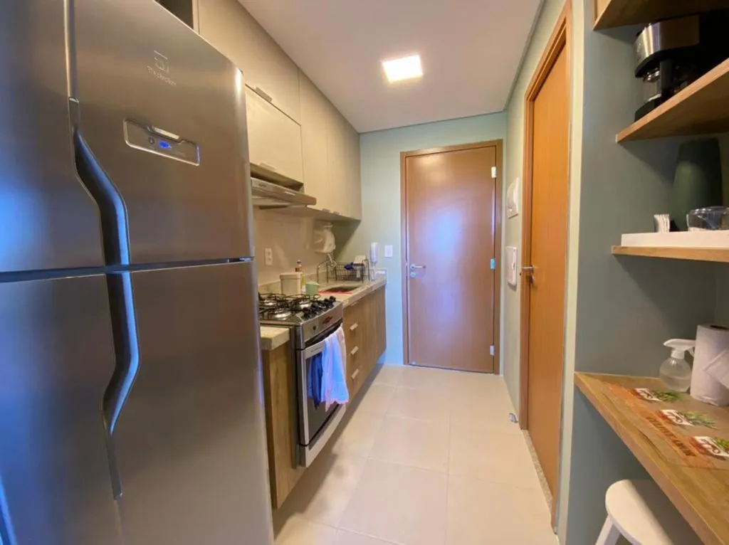 Kitchen or kitchenette in FLAT ECO RESORT PRAIA DOS CARNEIROS