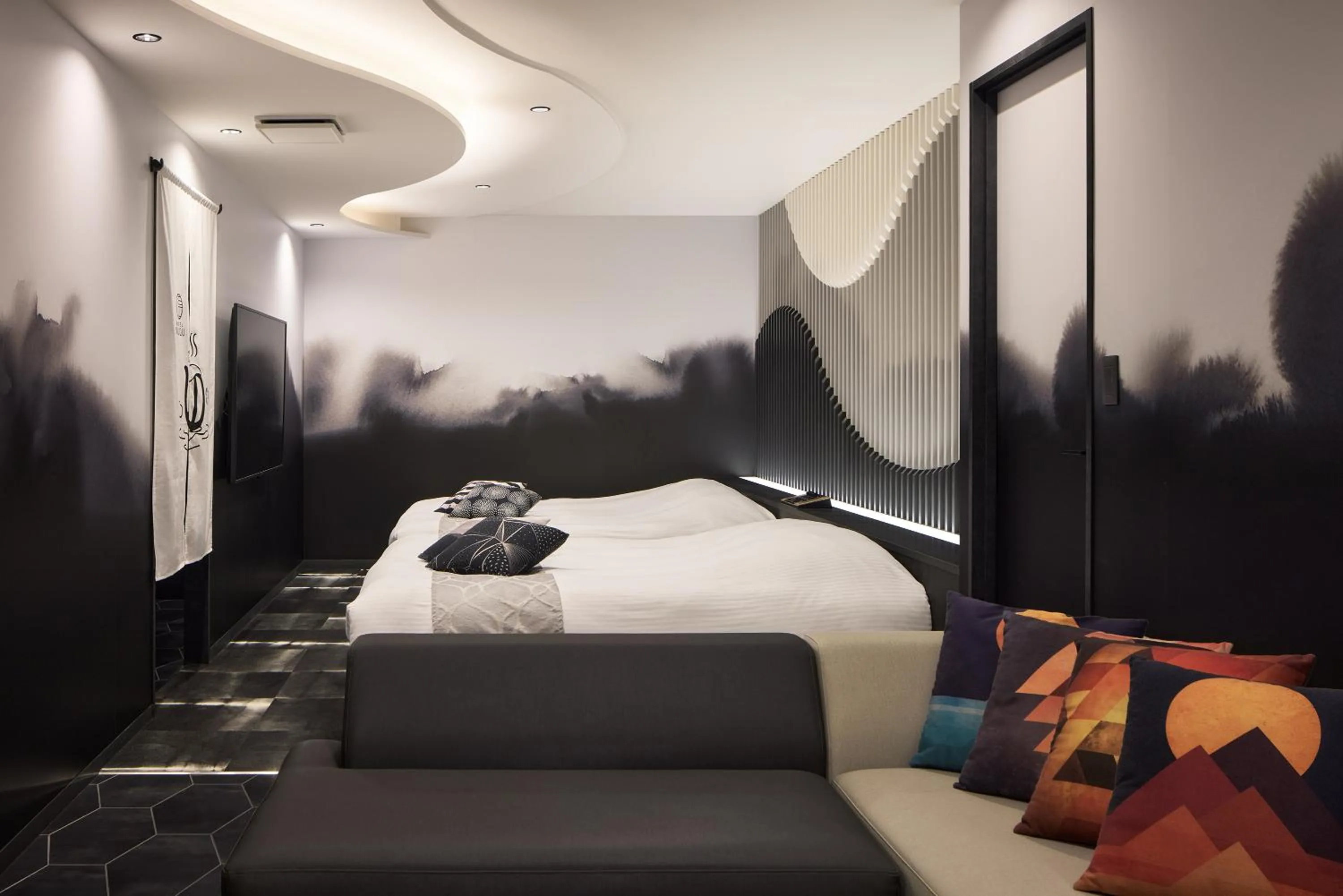 Bedroom, Bed in Yatomi Hotel Nuqu Natural Hot Spring