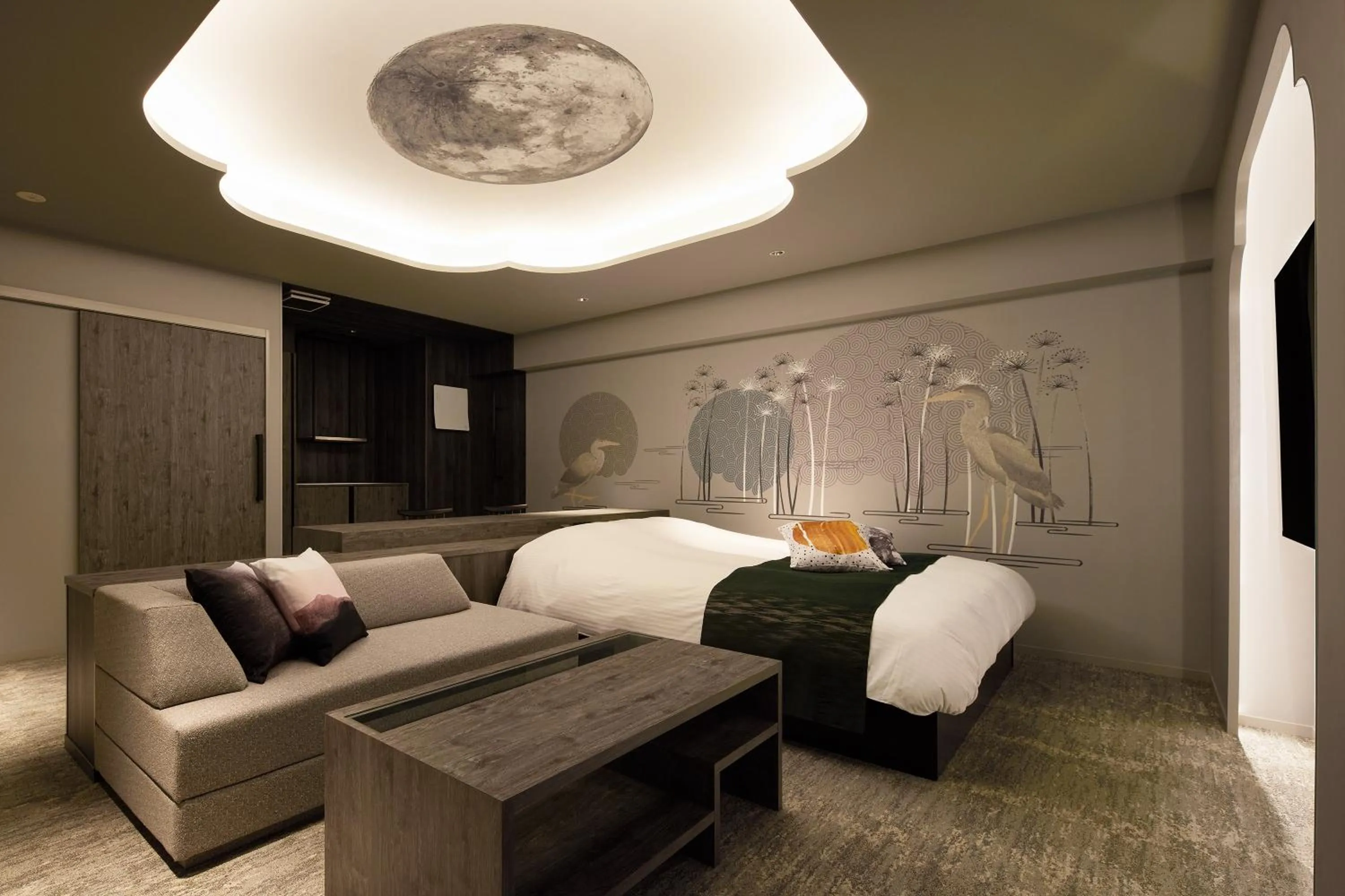 Photo of the whole room, Bed in Yatomi Hotel Nuqu Natural Hot Spring