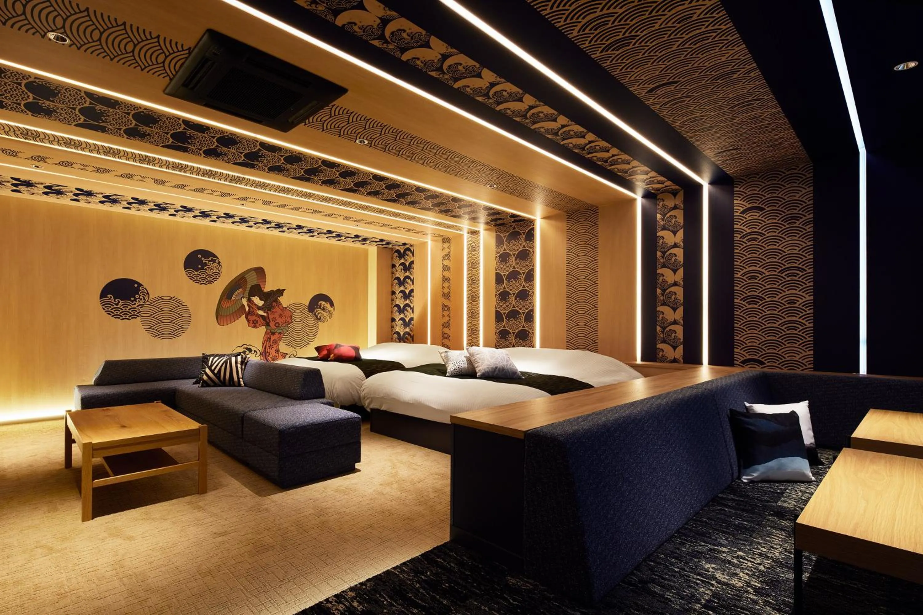 Photo of the whole room, Bed in Yatomi Hotel Nuqu Natural Hot Spring