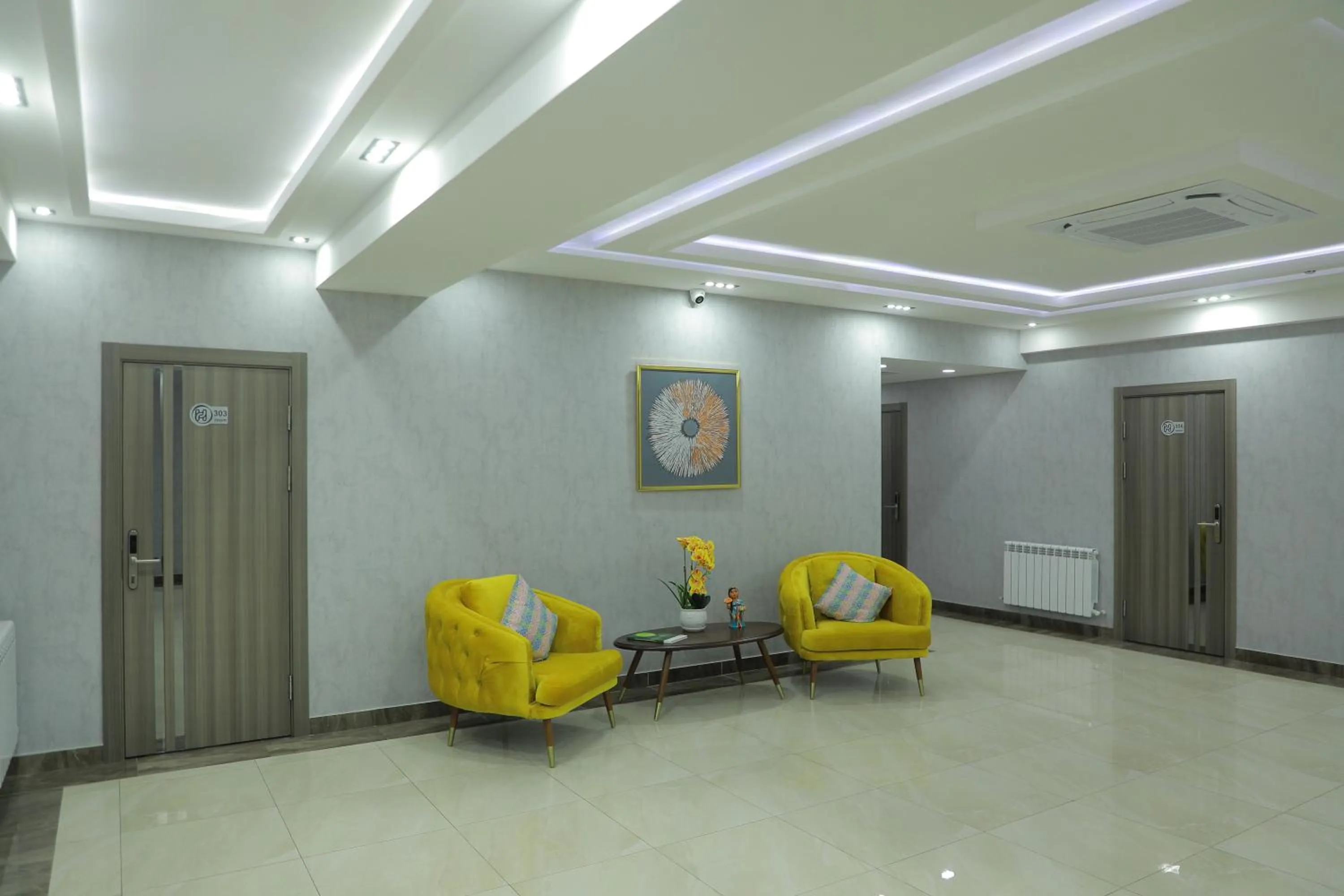 Living room in Human Hotel