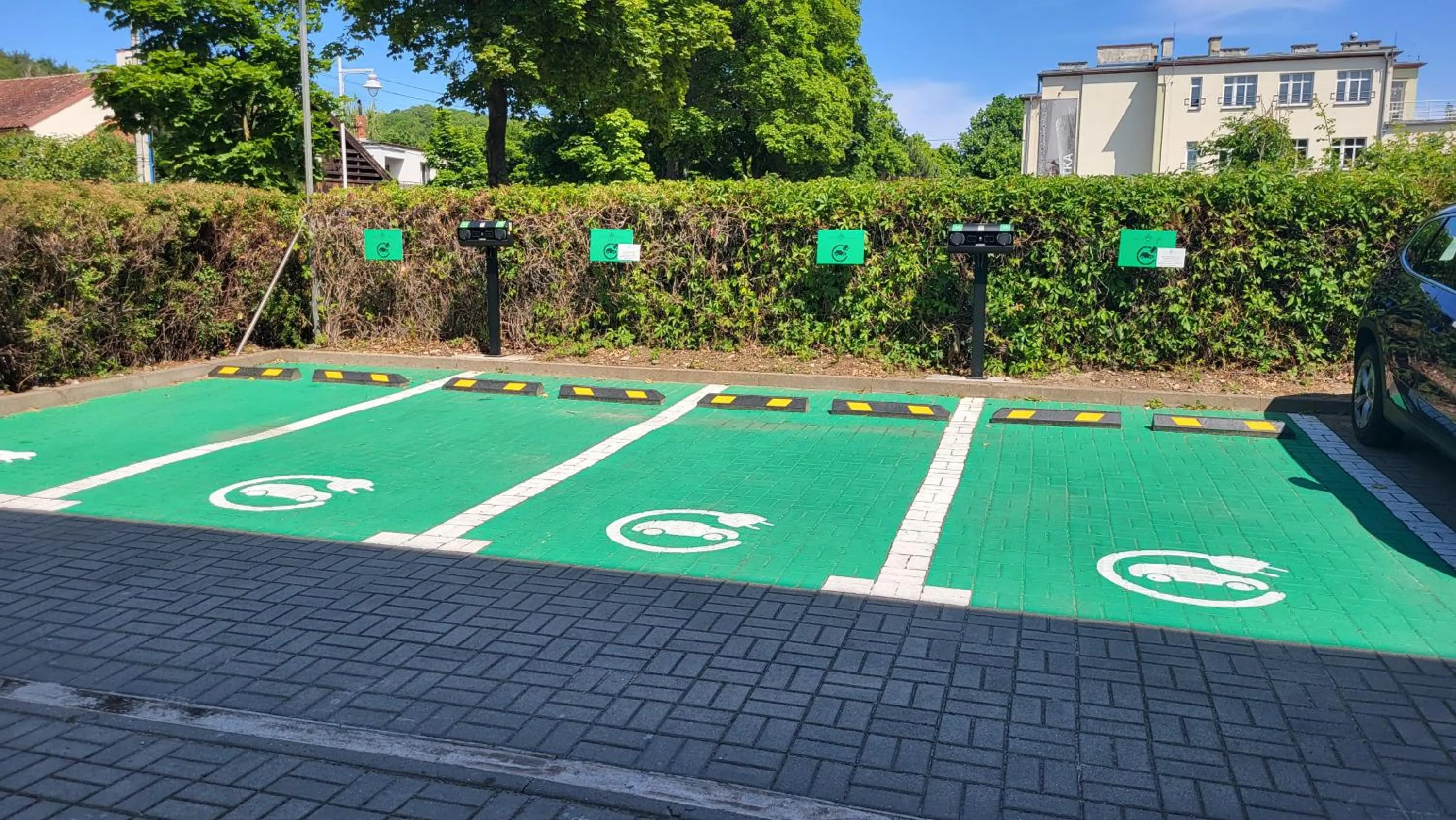 Parking in Hotel Willa Lubicz