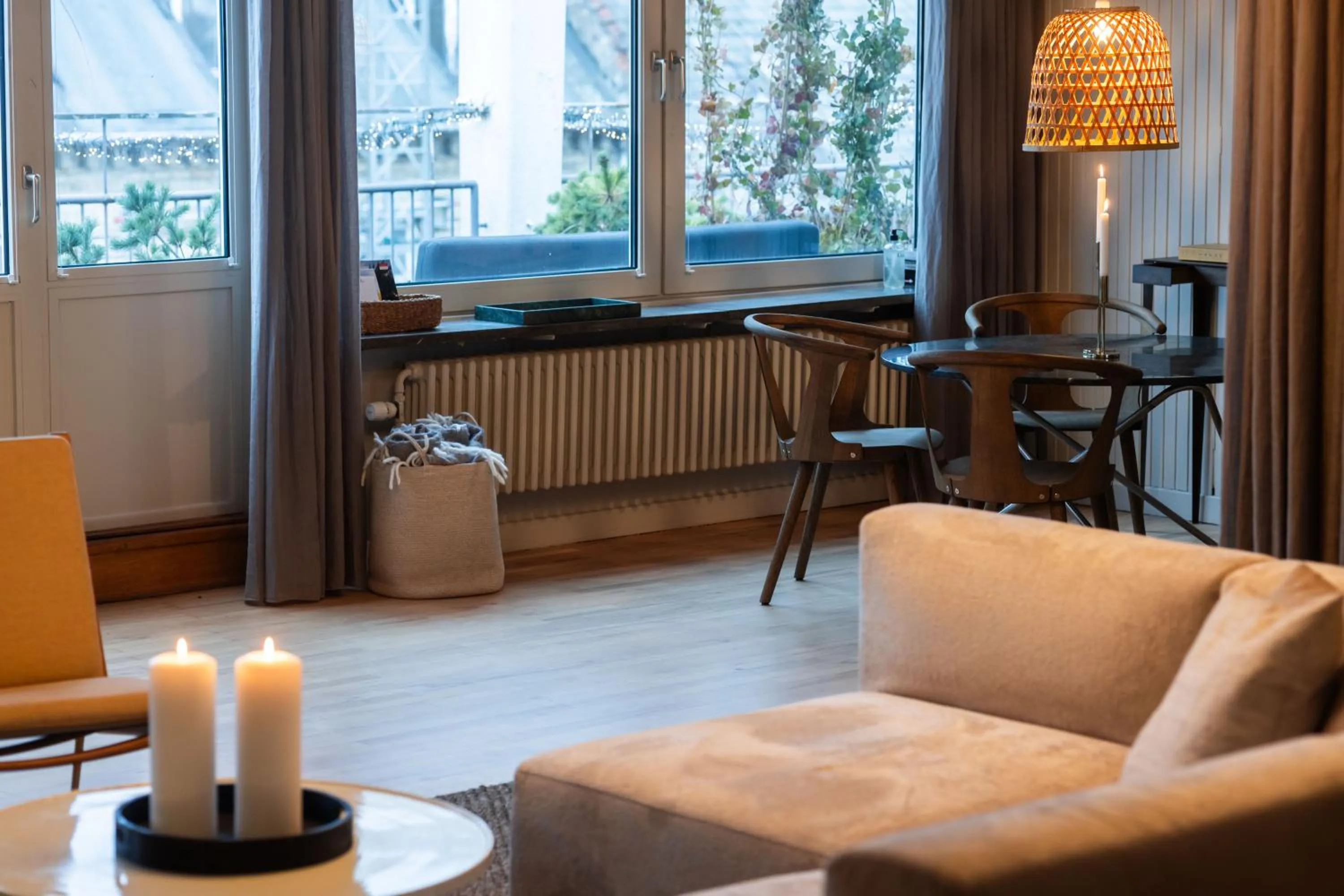 Seating area in Hotel Maritime