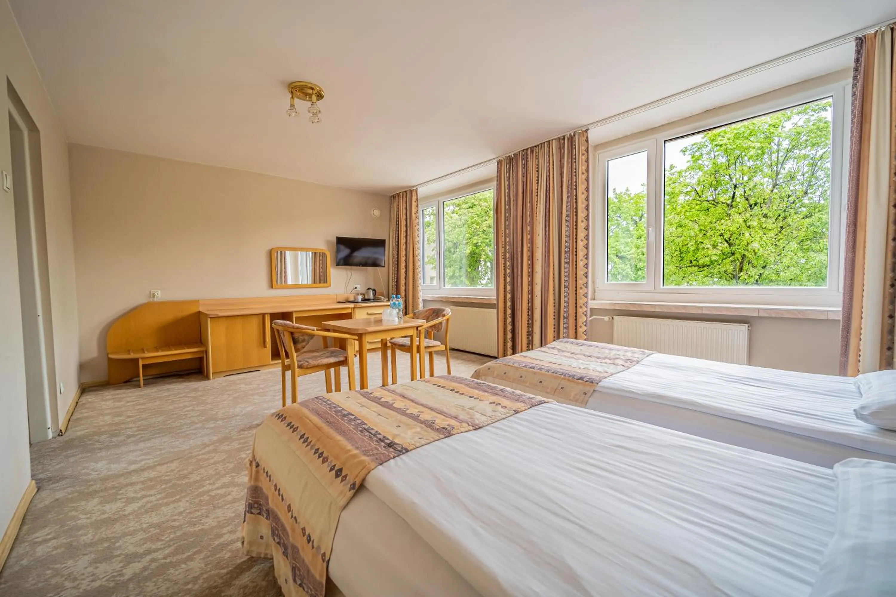 Bed in Hotel Mazowiecki Łódź