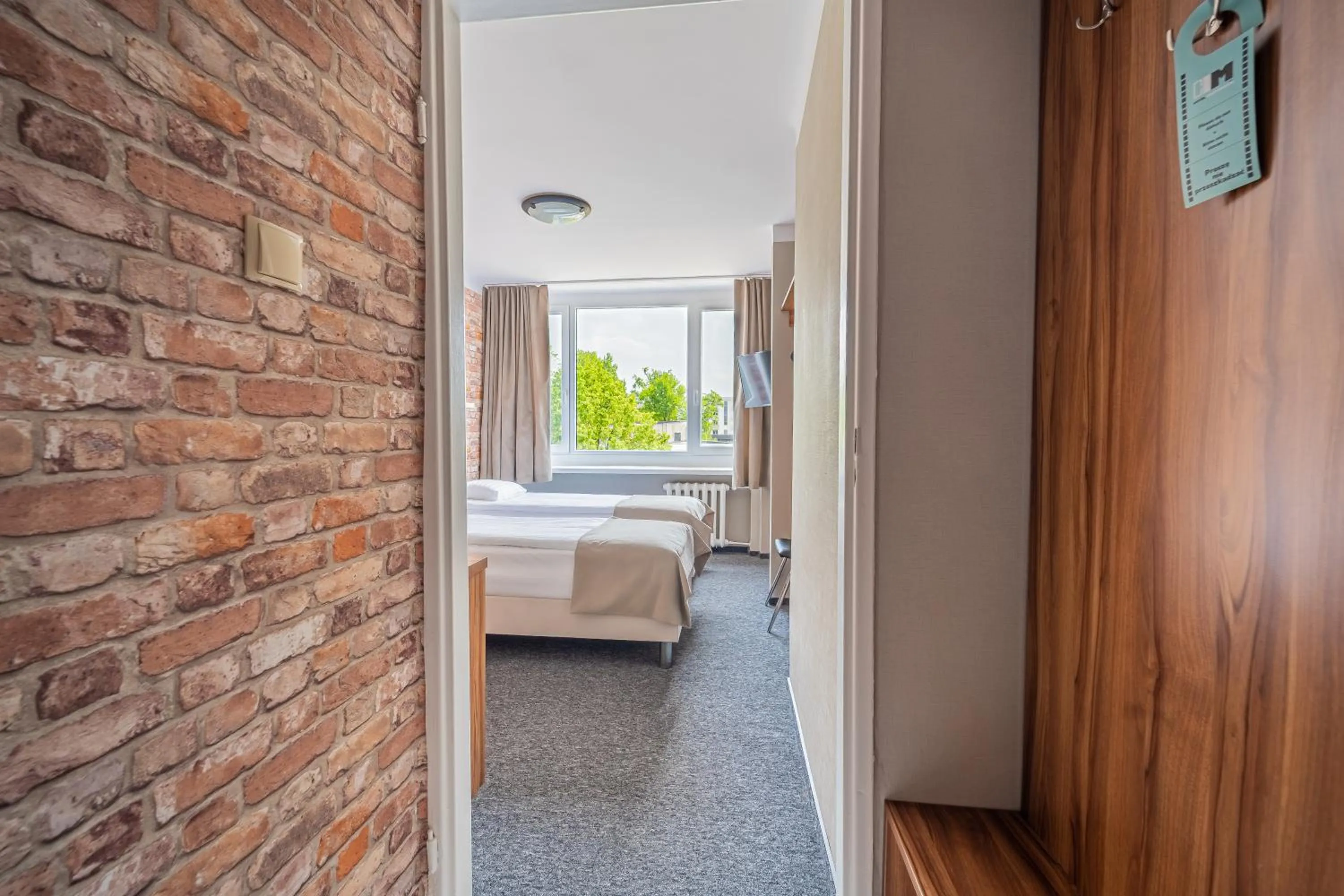 Bed in Hotel Mazowiecki Łódź