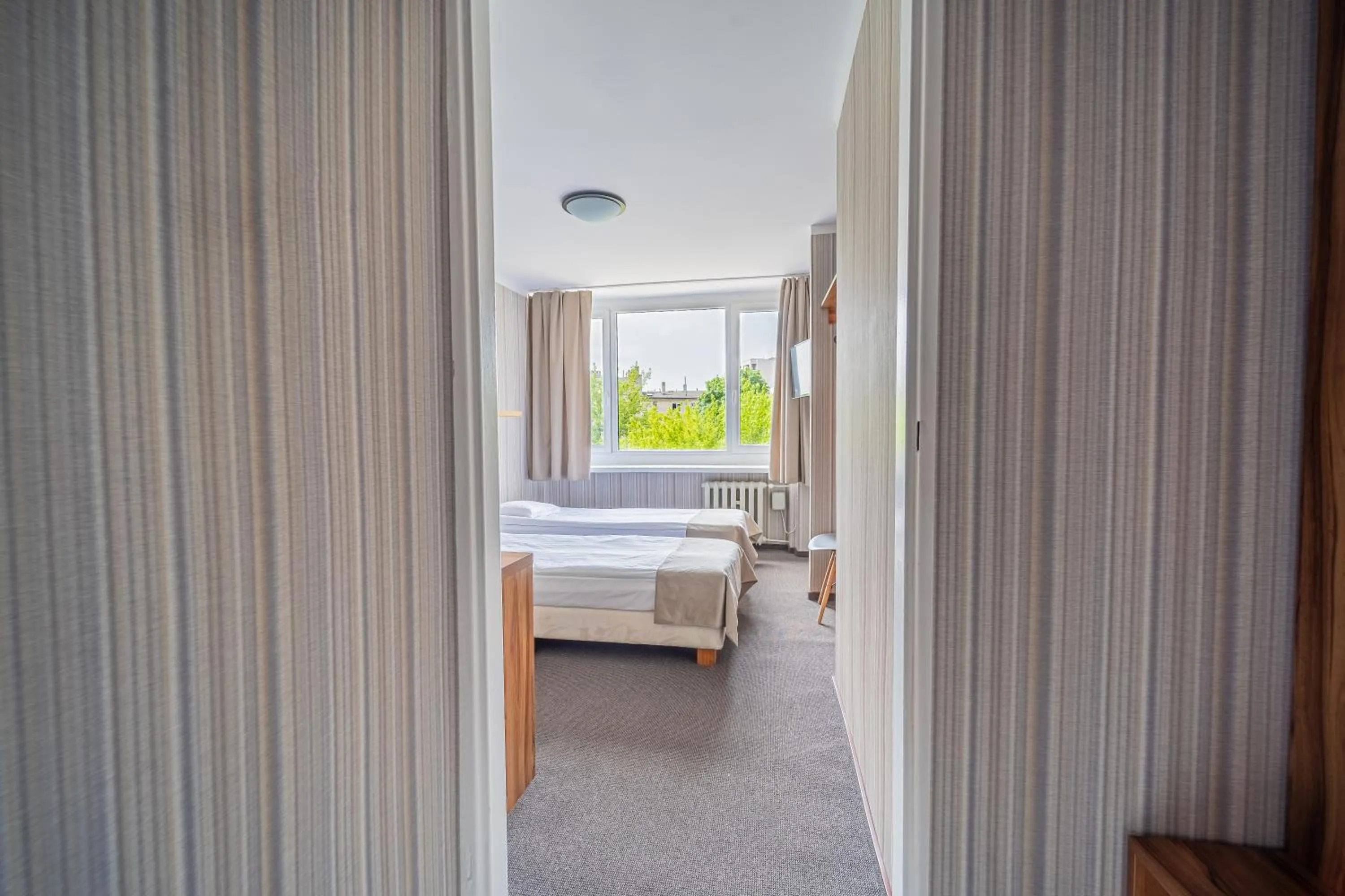 Bed in Hotel Mazowiecki Łódź