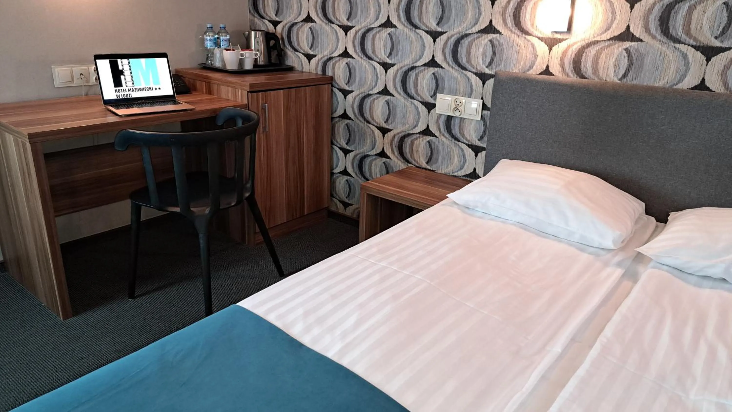 Bed in Hotel Mazowiecki Łódź