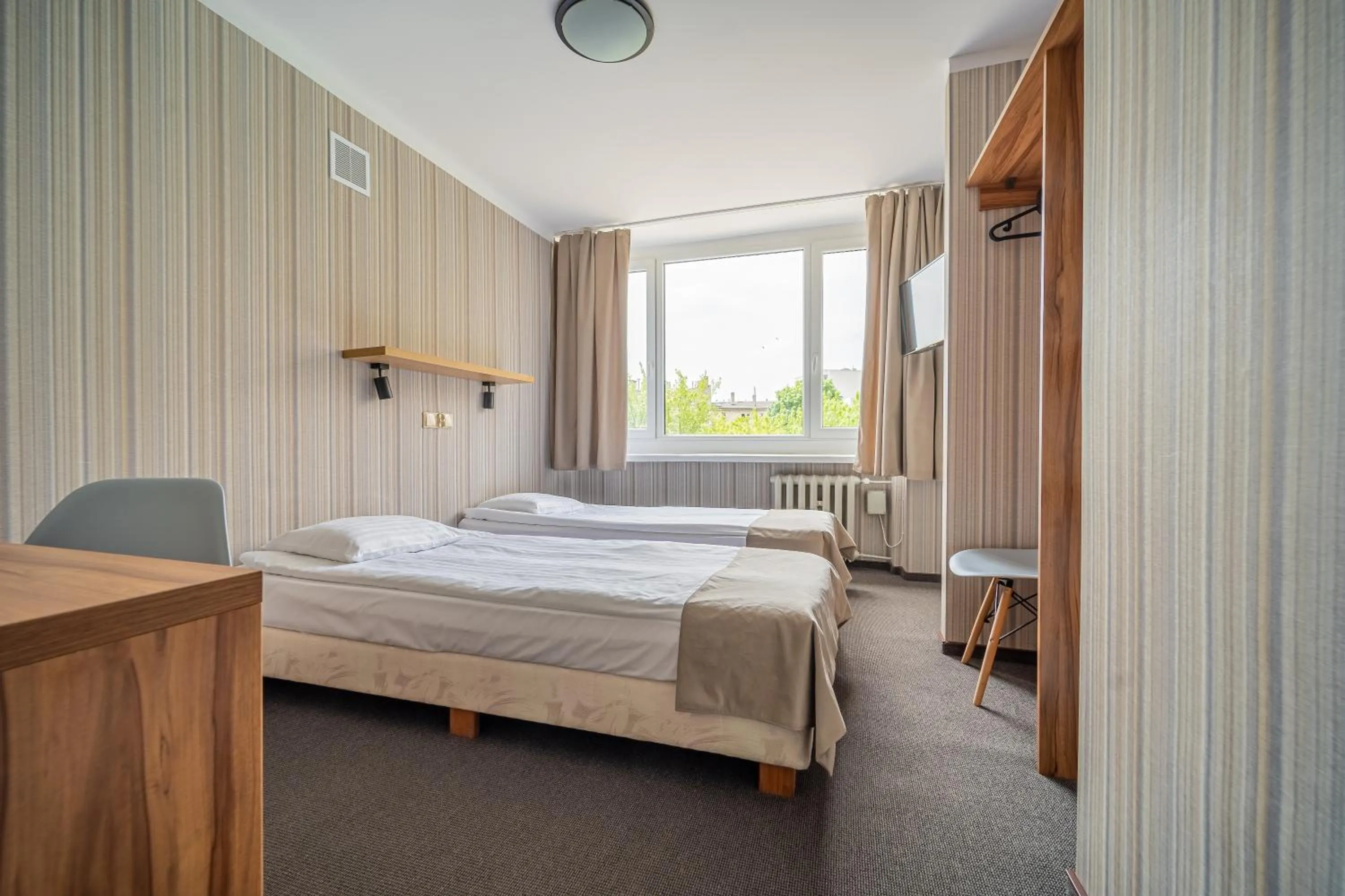 Bed in Hotel Mazowiecki Łódź