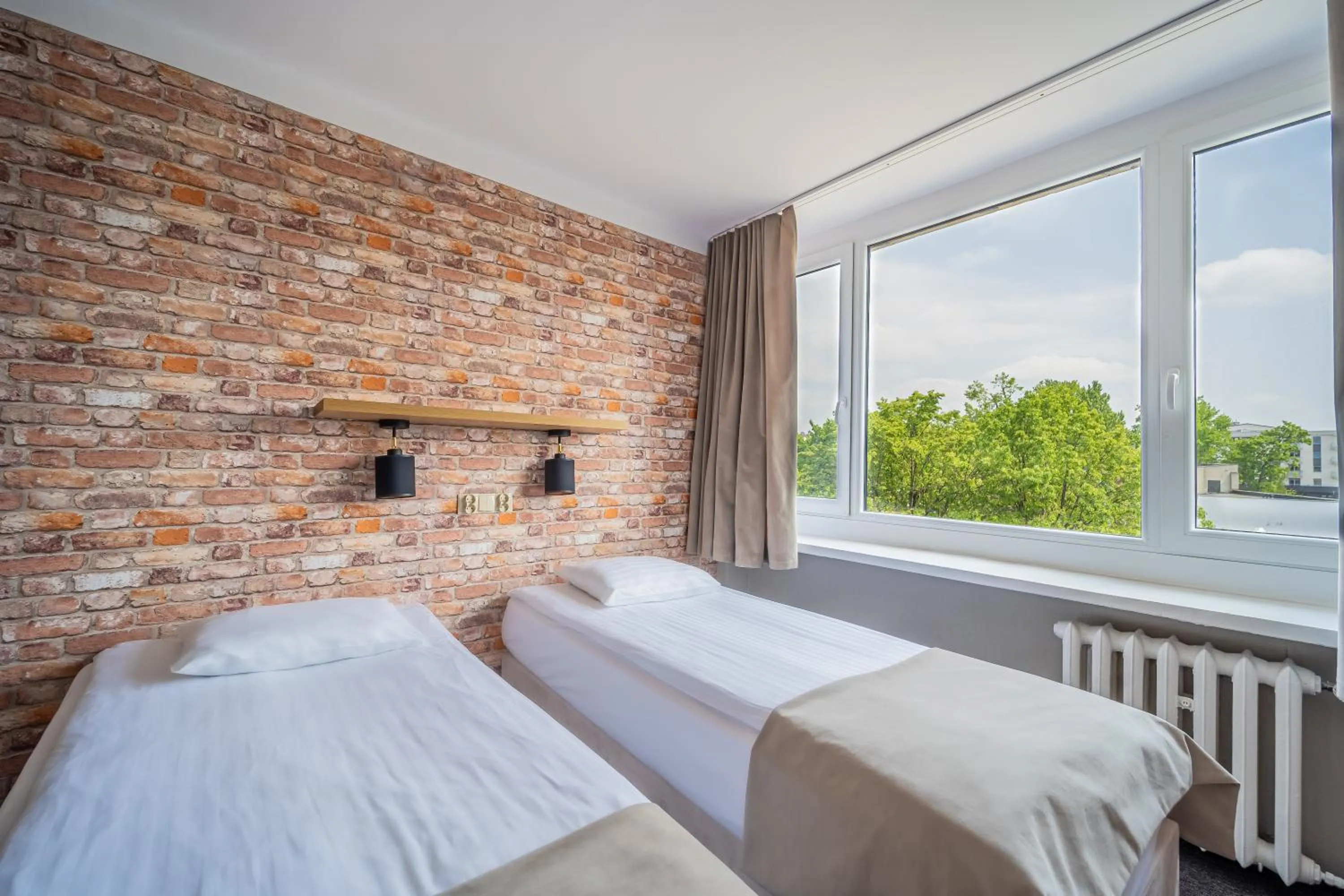 Bed in Hotel Mazowiecki Łódź