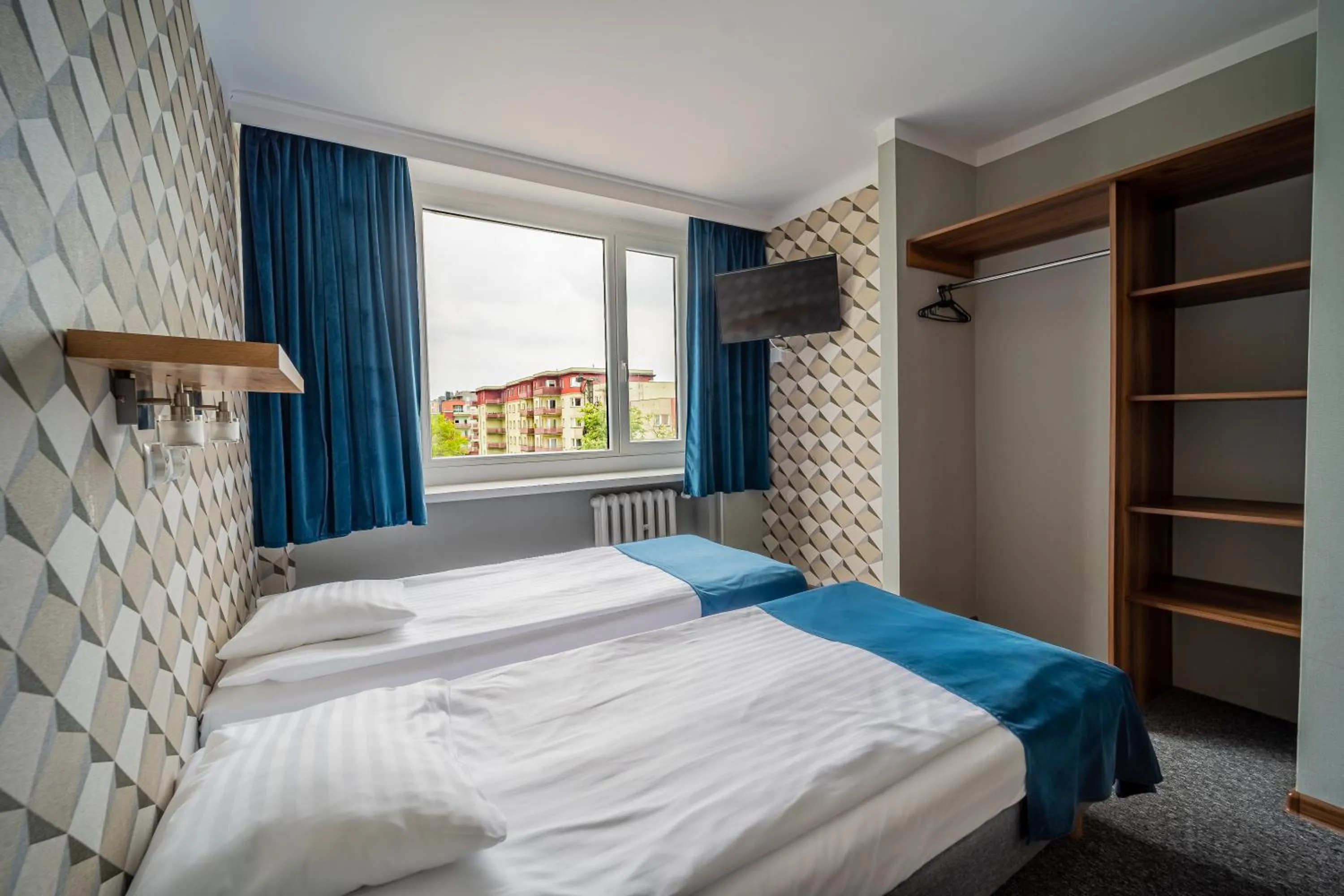 Bed in Hotel Mazowiecki Łódź